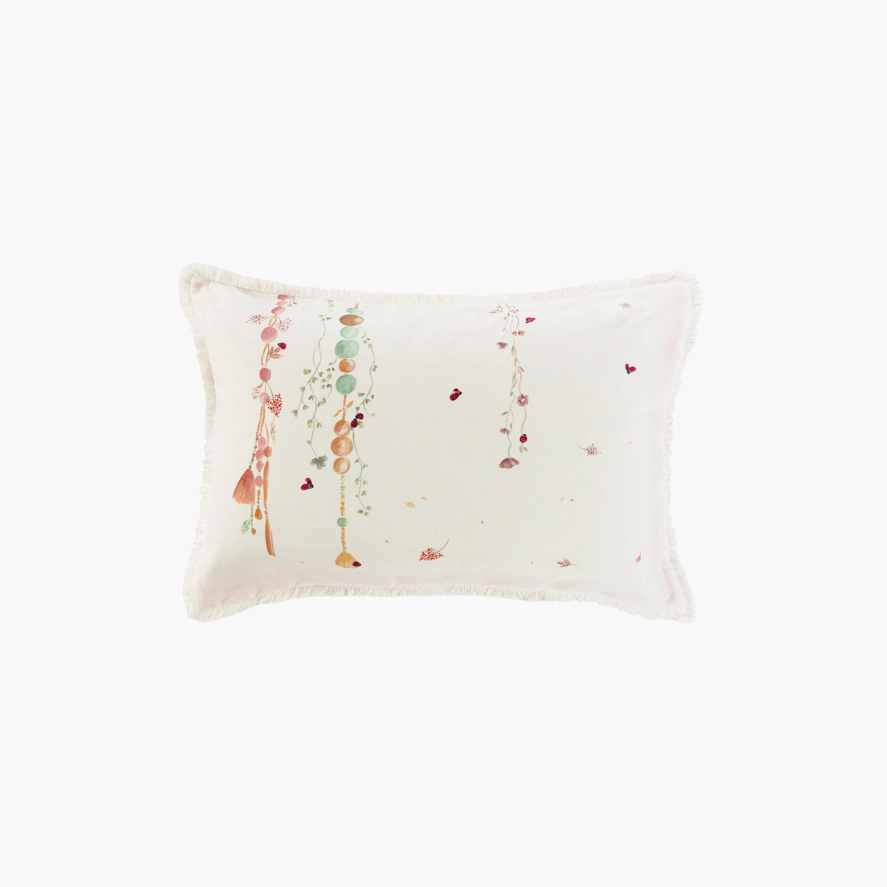 Rectangular Pillowcase Pure Organic Cotton Raphia