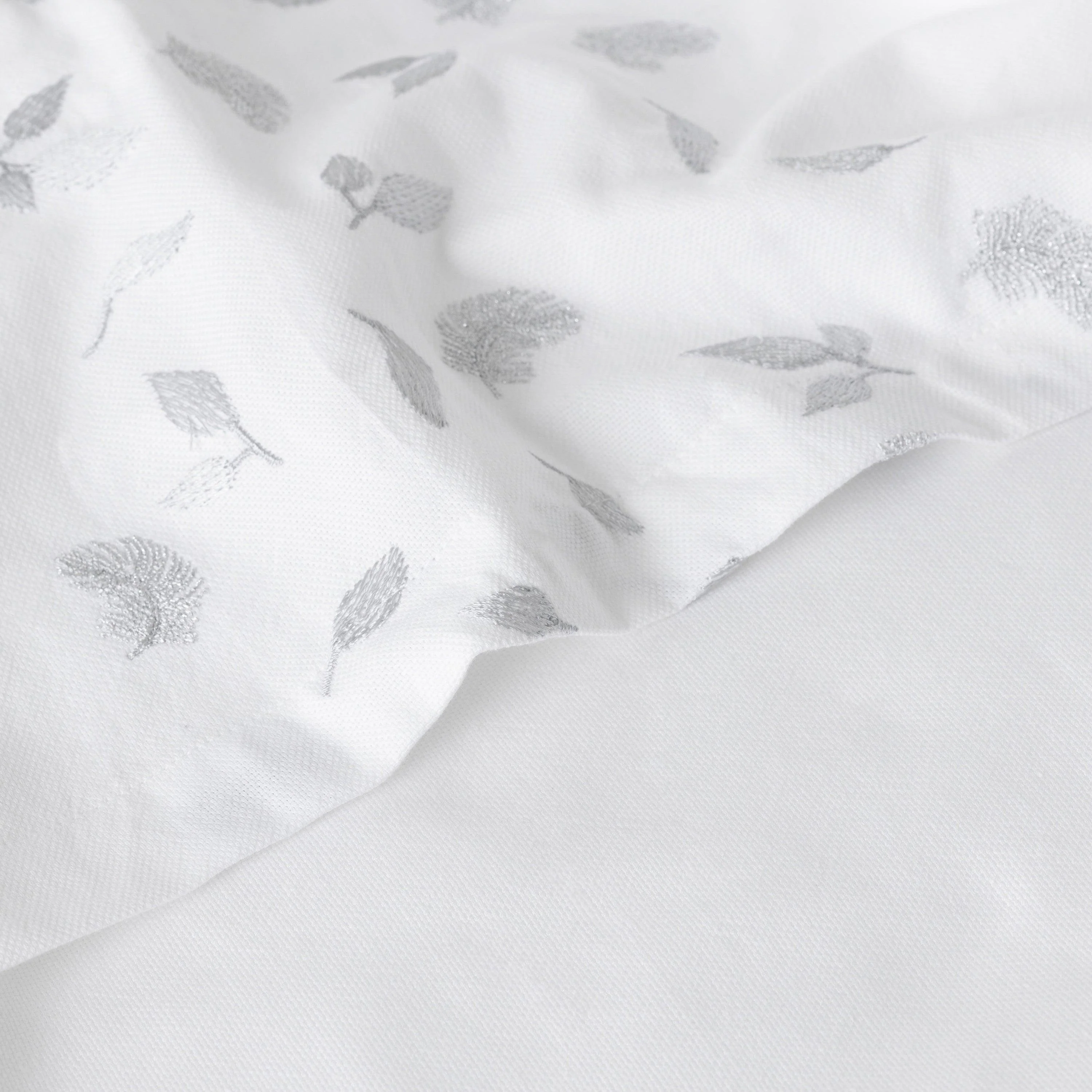 Rectangular Tablecloth in Cotton Solstice White - Image 3
