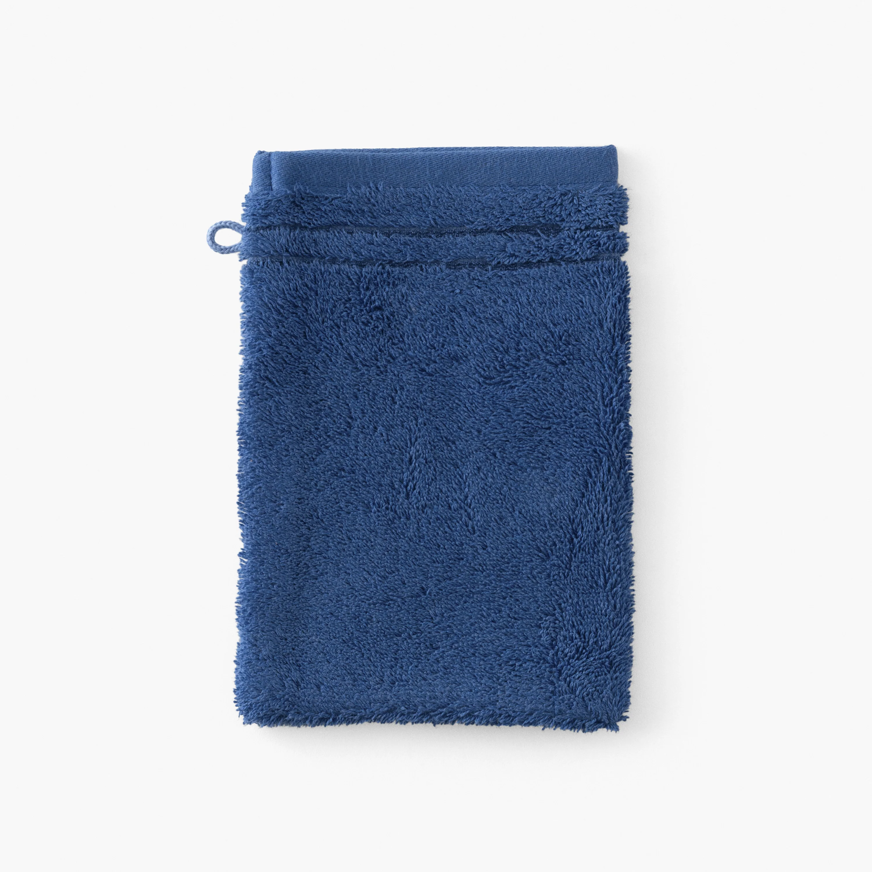 Rosablue Cotton & Bamboo Viscose Bath Glove - Indigo - Image 2