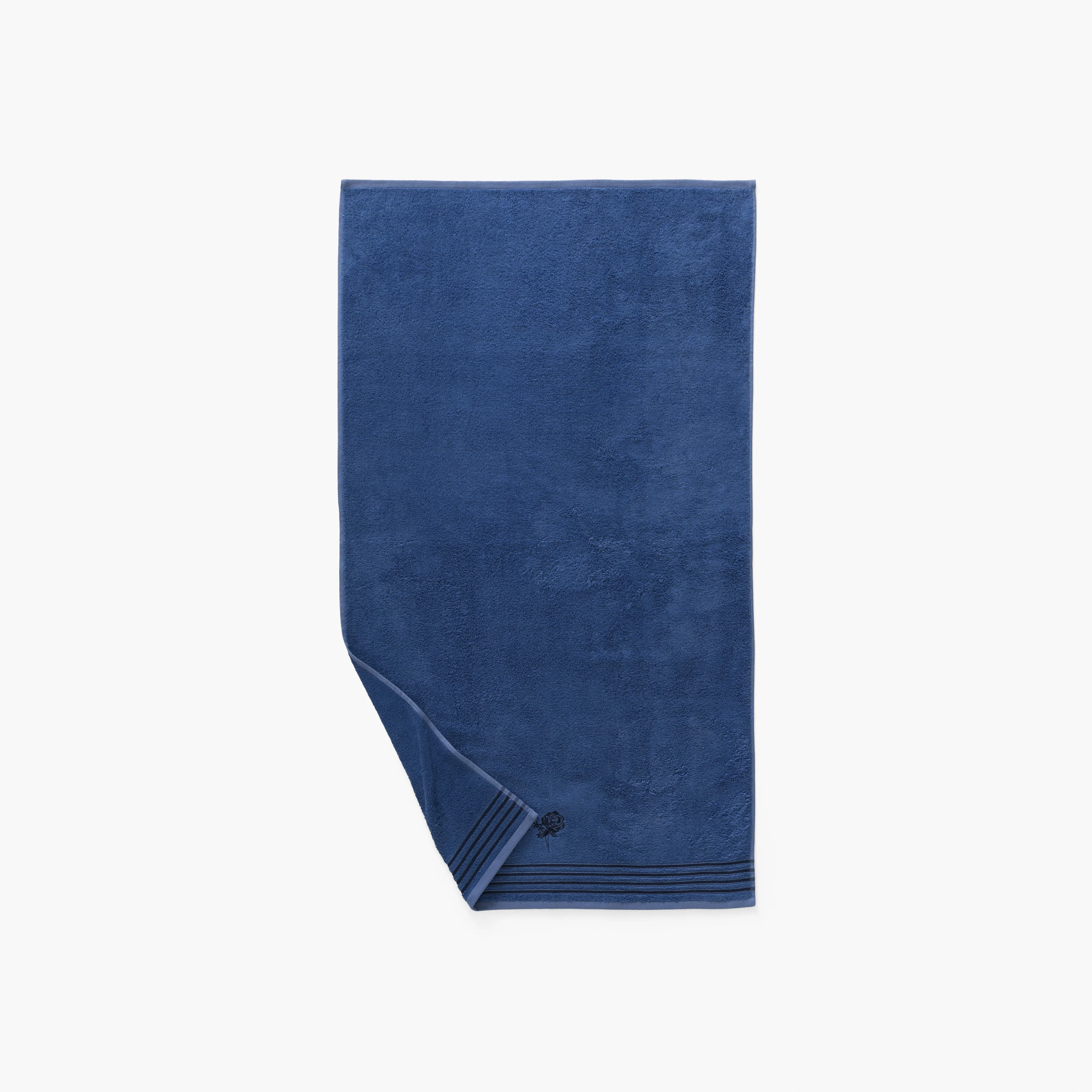 Rosablue Cotton & Bamboo Viscose Bath Towel - Indigo - Image 3