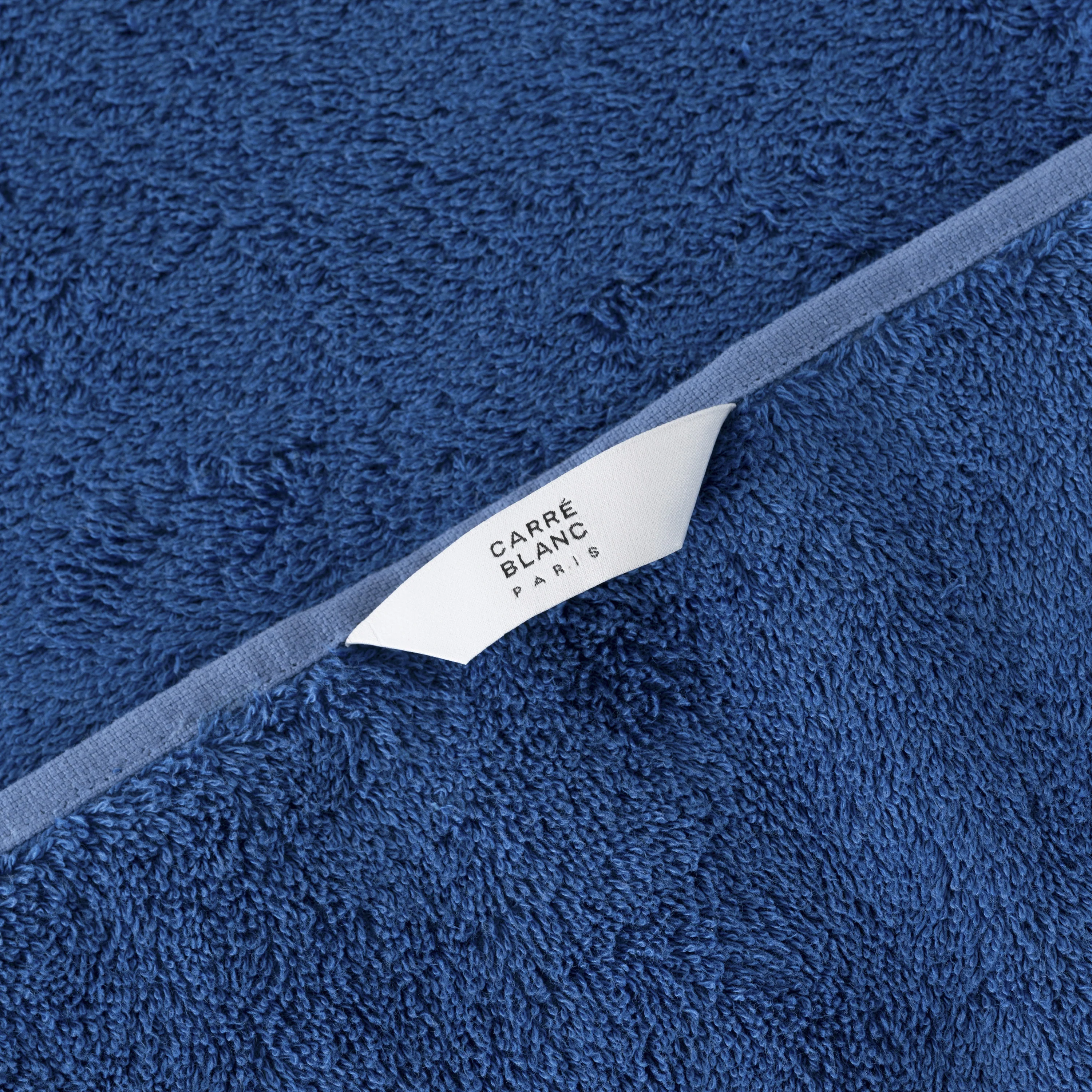 Rosablue Cotton & Bamboo Viscose Guest Towel - Indigo - Image 4
