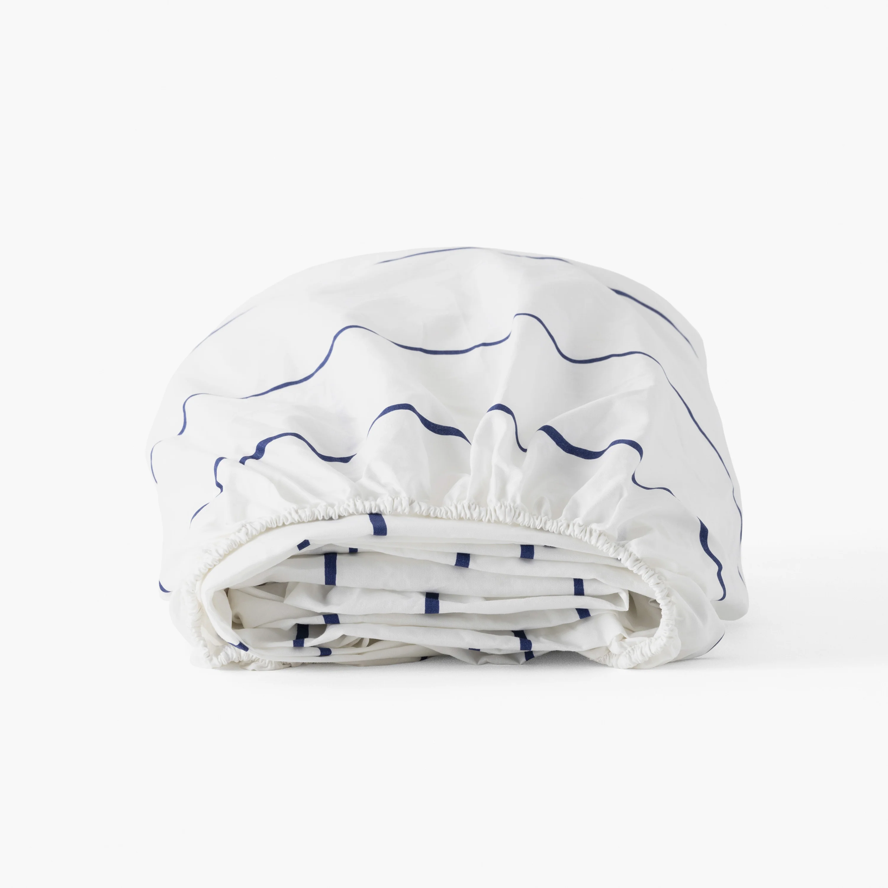 Rosablue Cotton Fitted Sheet - White