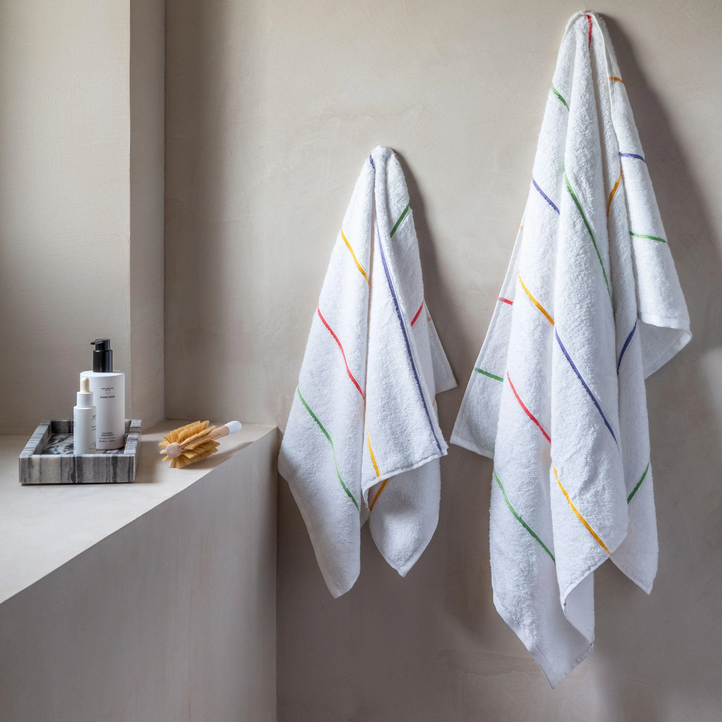 Rosella Cotton & Bamboo Bath Towel - White - Image 3