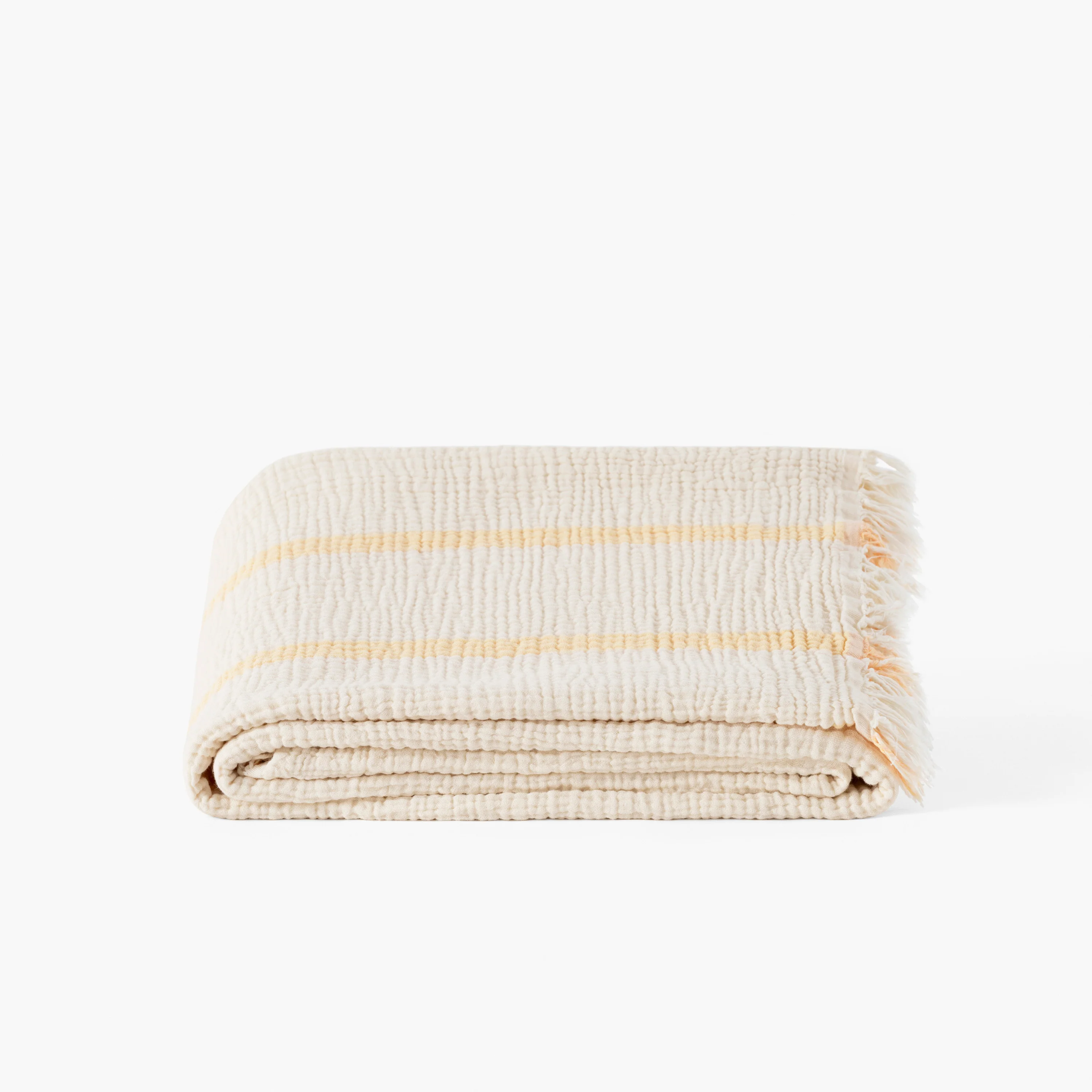 Rythmo Cotton Beach Blanket - Ivory