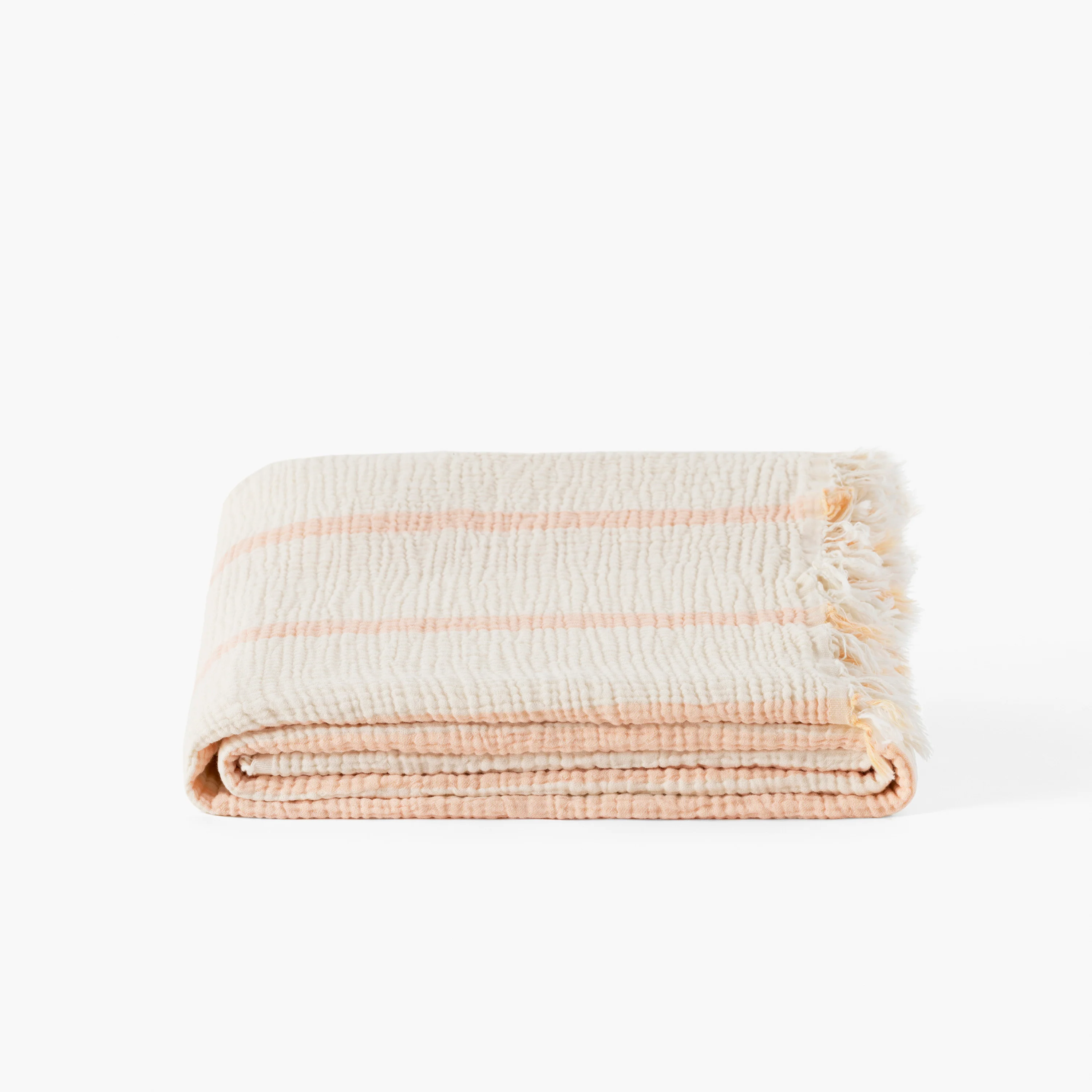 Rythmo Cotton Beach Blanket - Ivory - Image 3