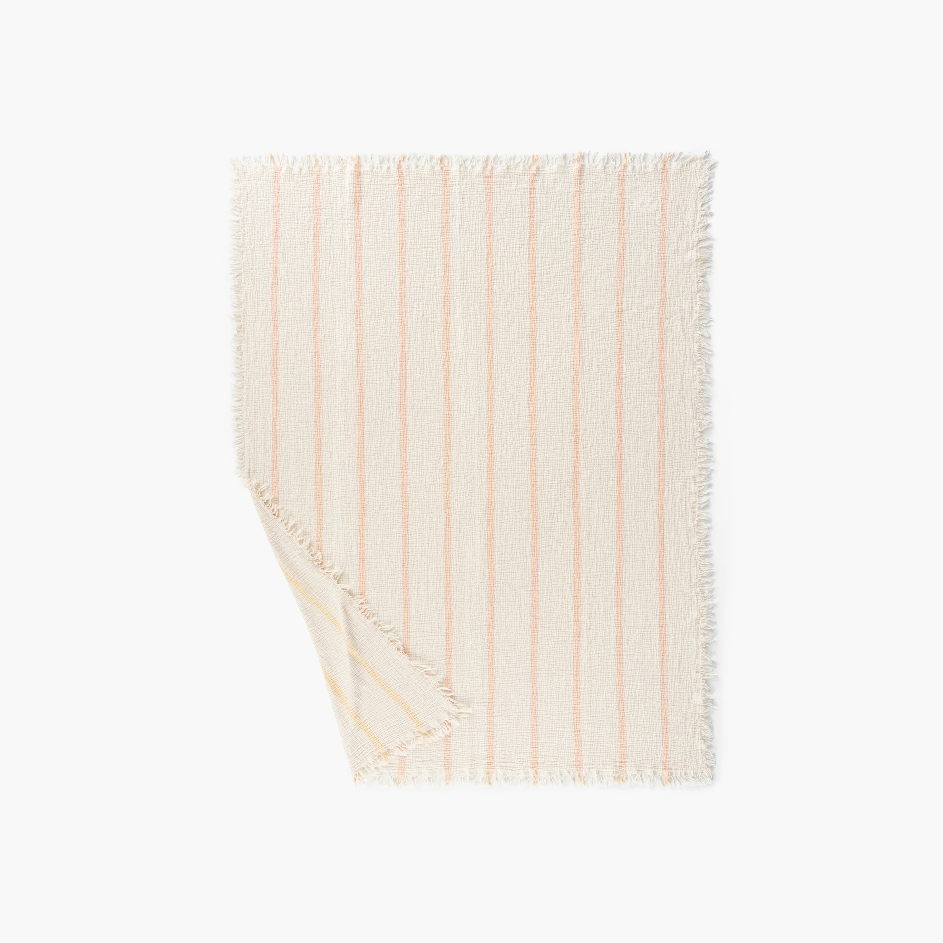 Rythmo Cotton Beach Blanket - Ivory - Image 5