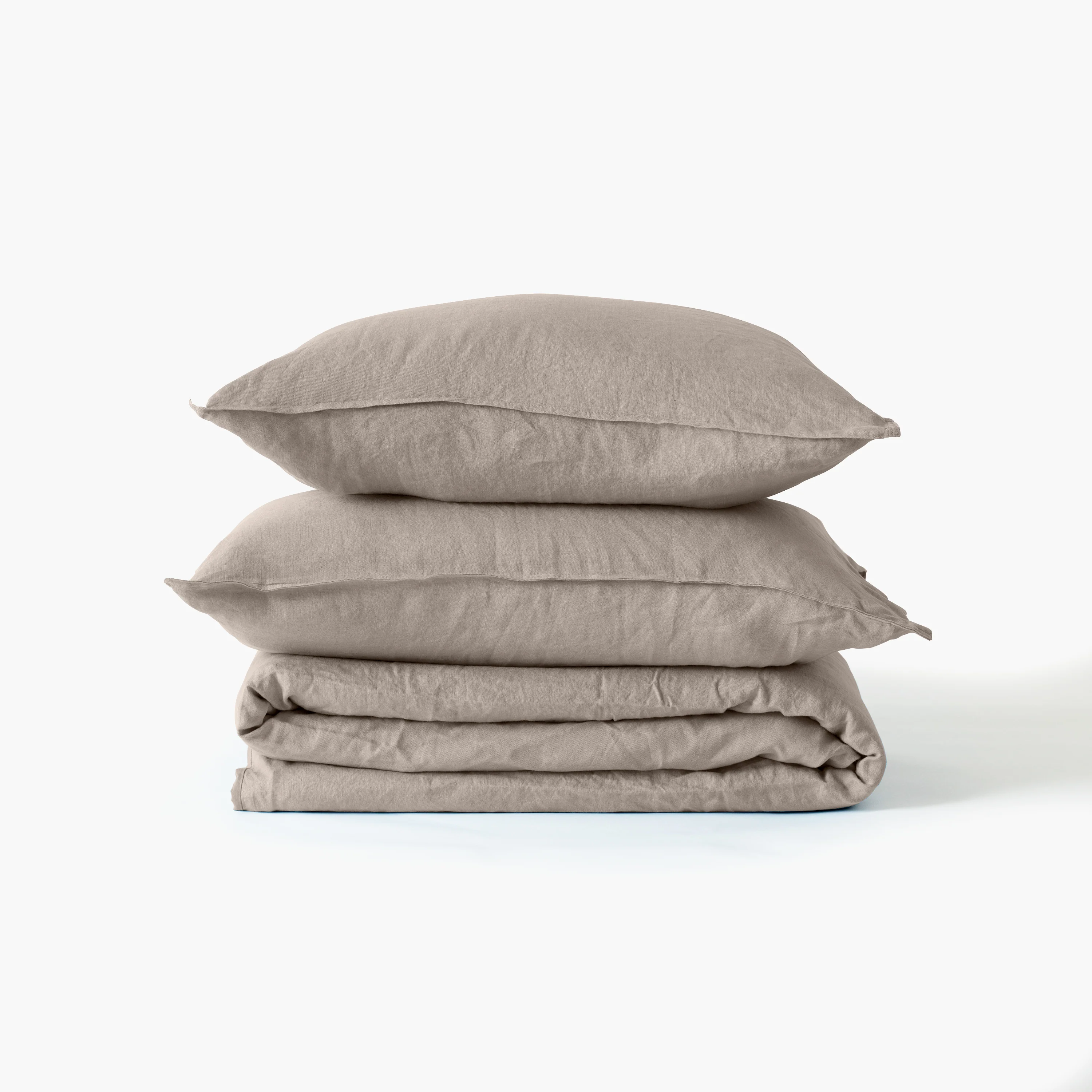 Songe Duvet Cover Set - Beige Grey