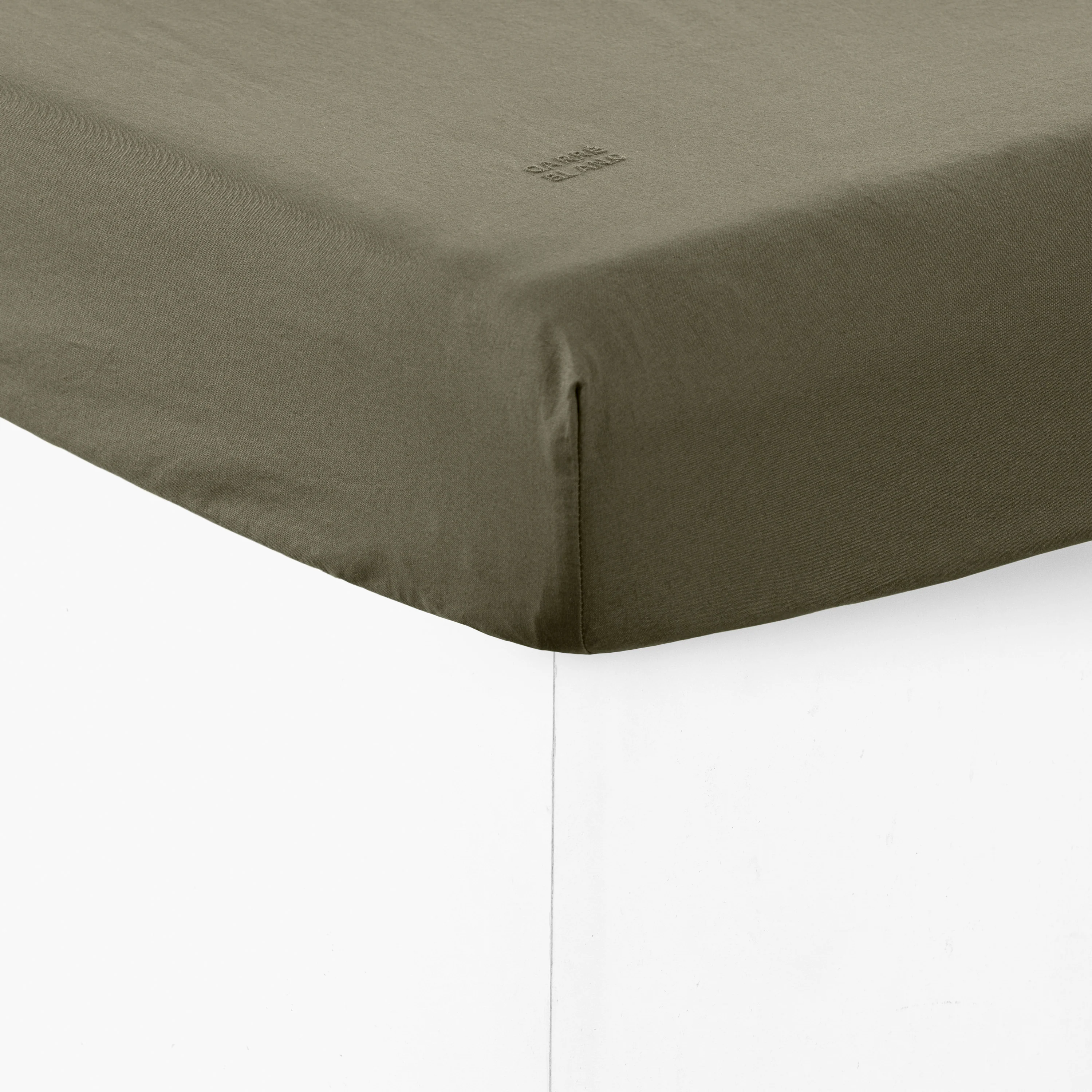 Songe Washed Cotton Fitted Sheet - Bocage - Image 2