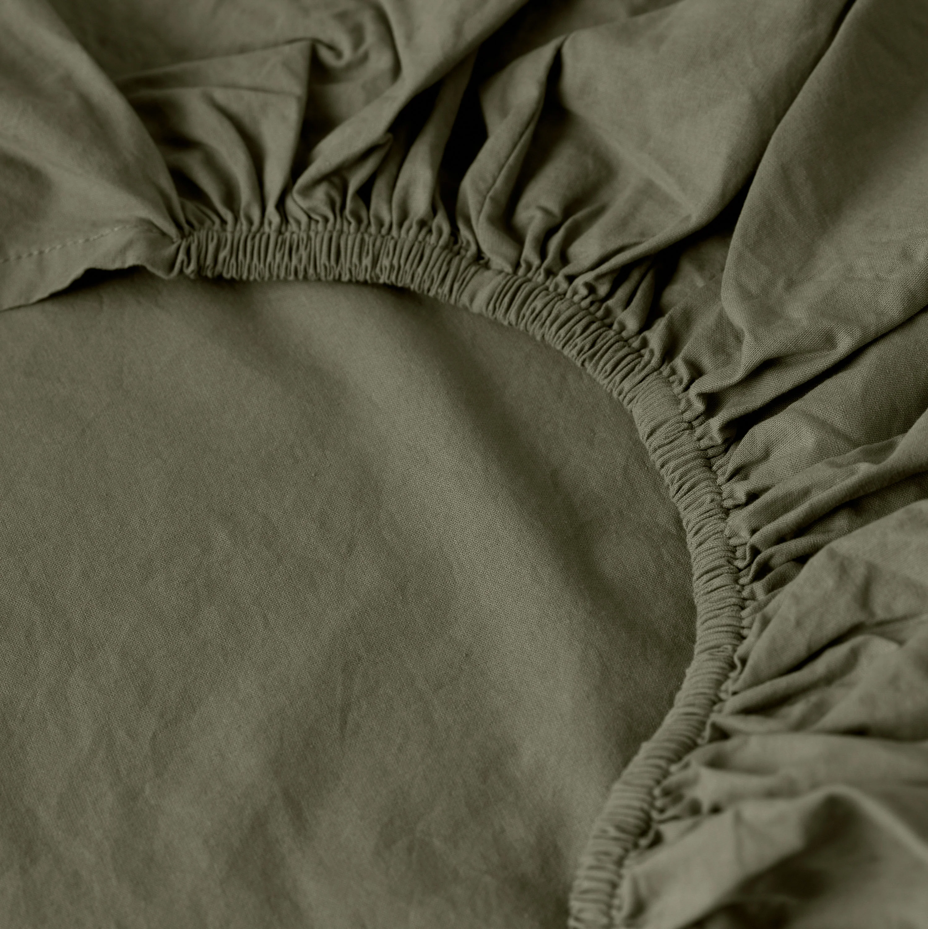 Songe Washed Cotton Fitted Sheet - Bocage - Image 3