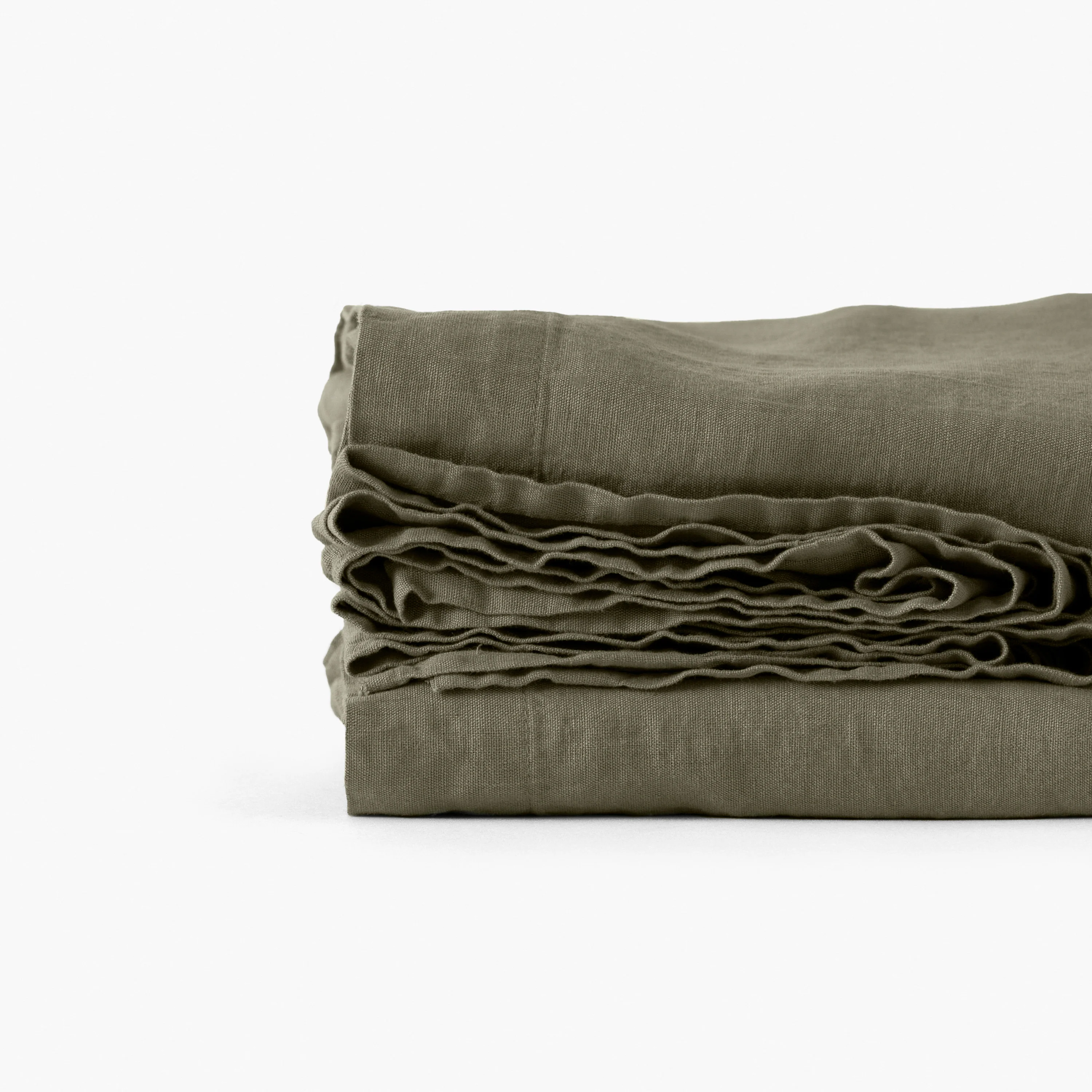 Songe Washed Linen Flat Sheet - Bocage