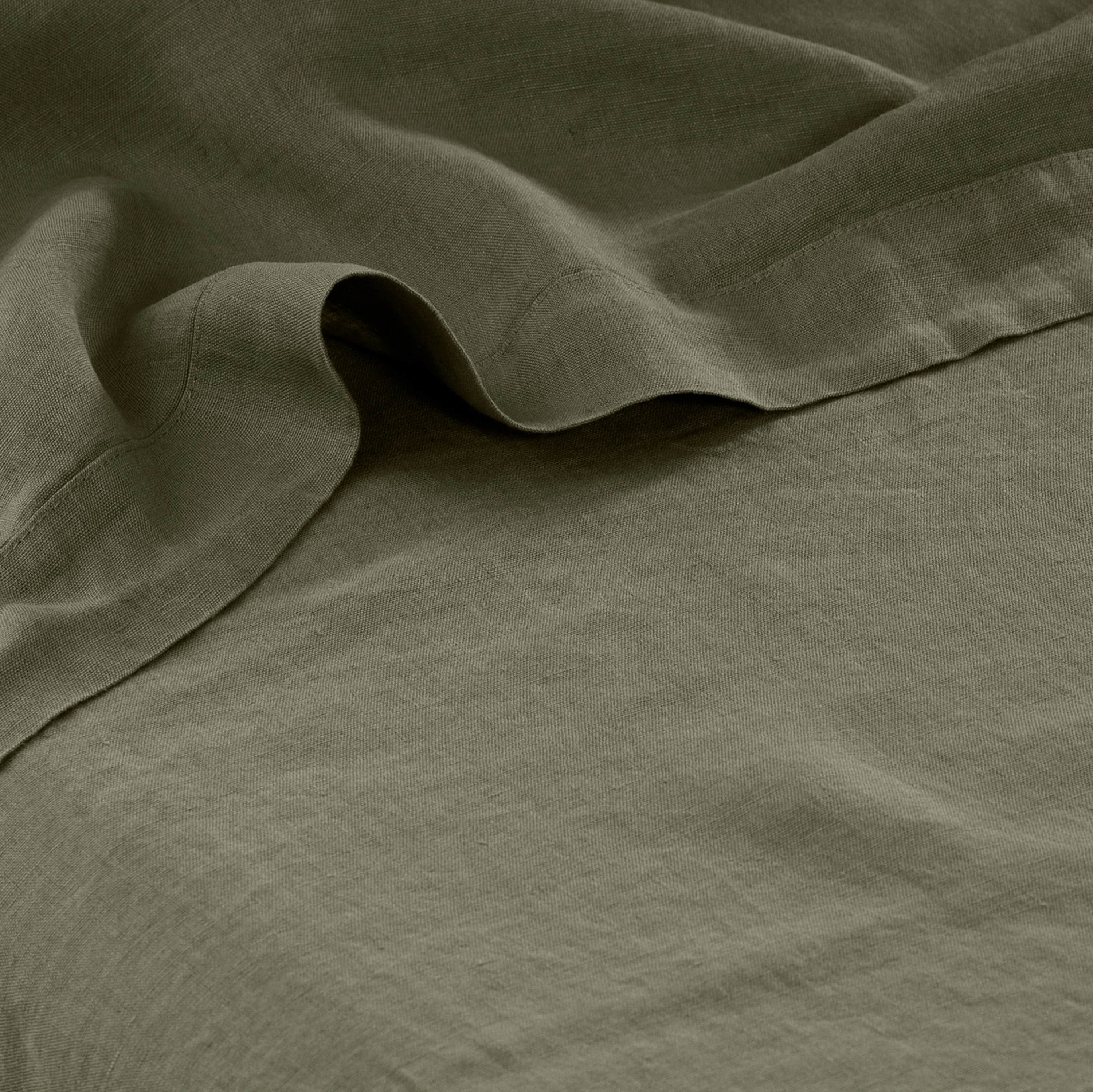 Songe Washed Linen Flat Sheet - Bocage - Image 3