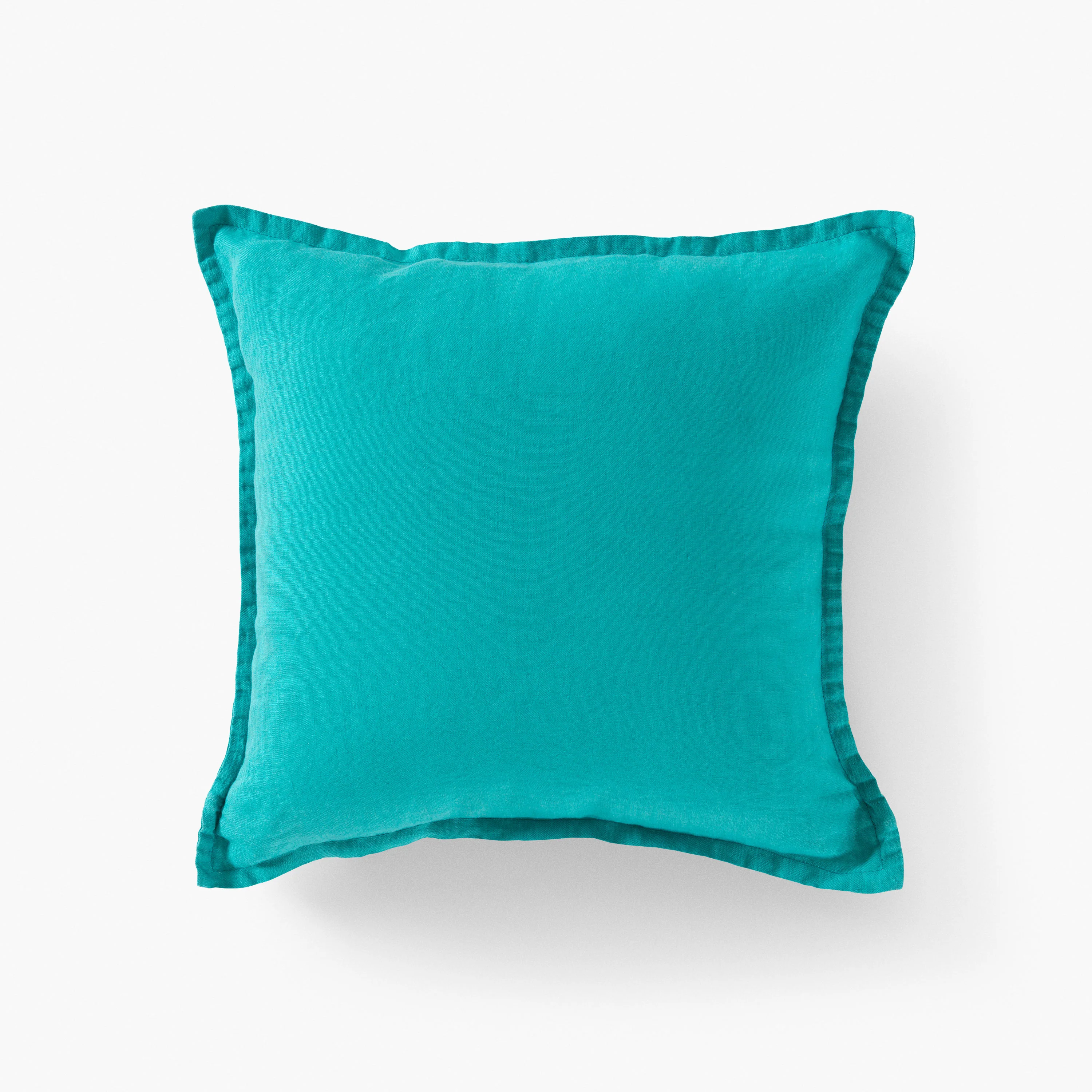 Songe Mint Washed Linen Cushion Cover