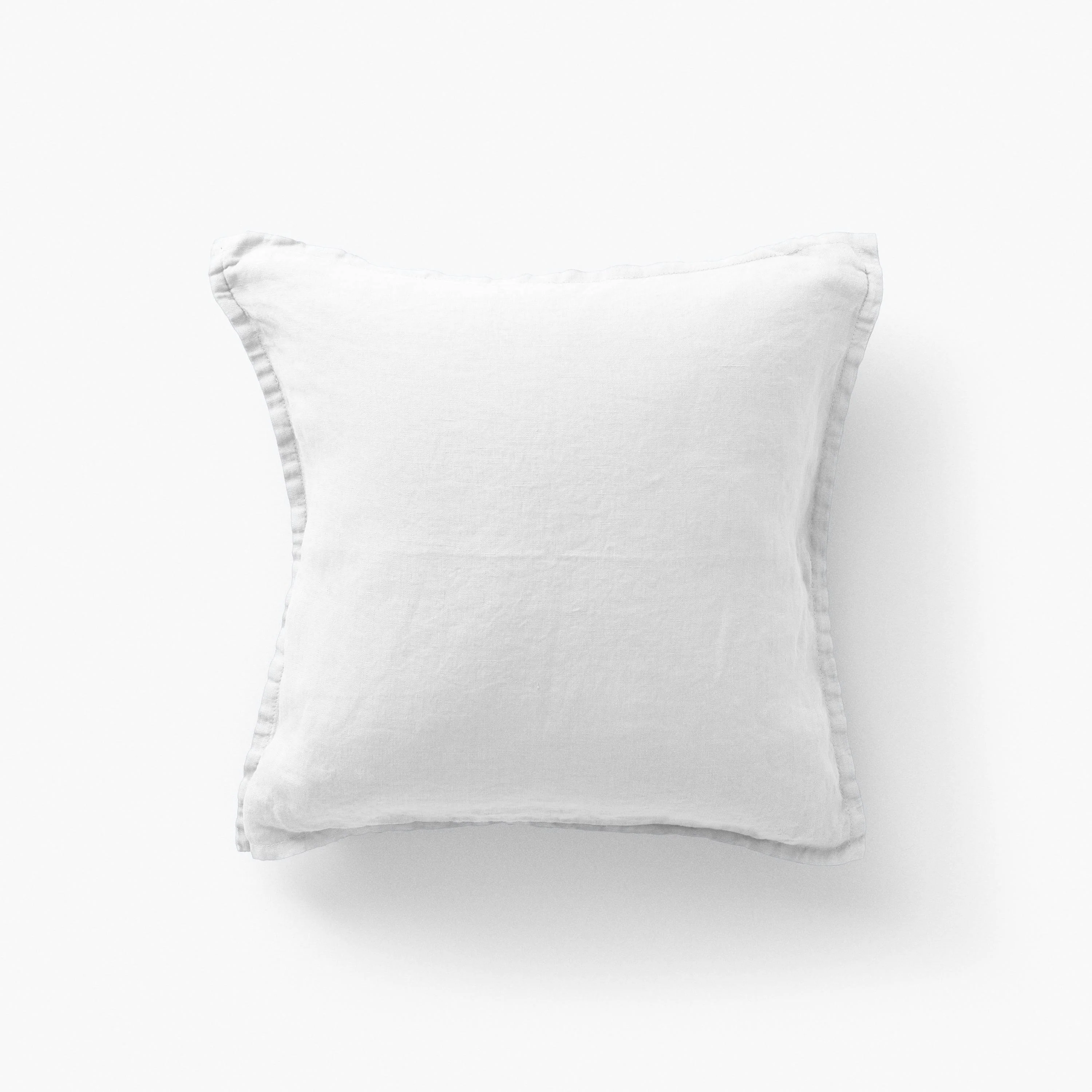 Songe White Washed Linen Cushion Cover