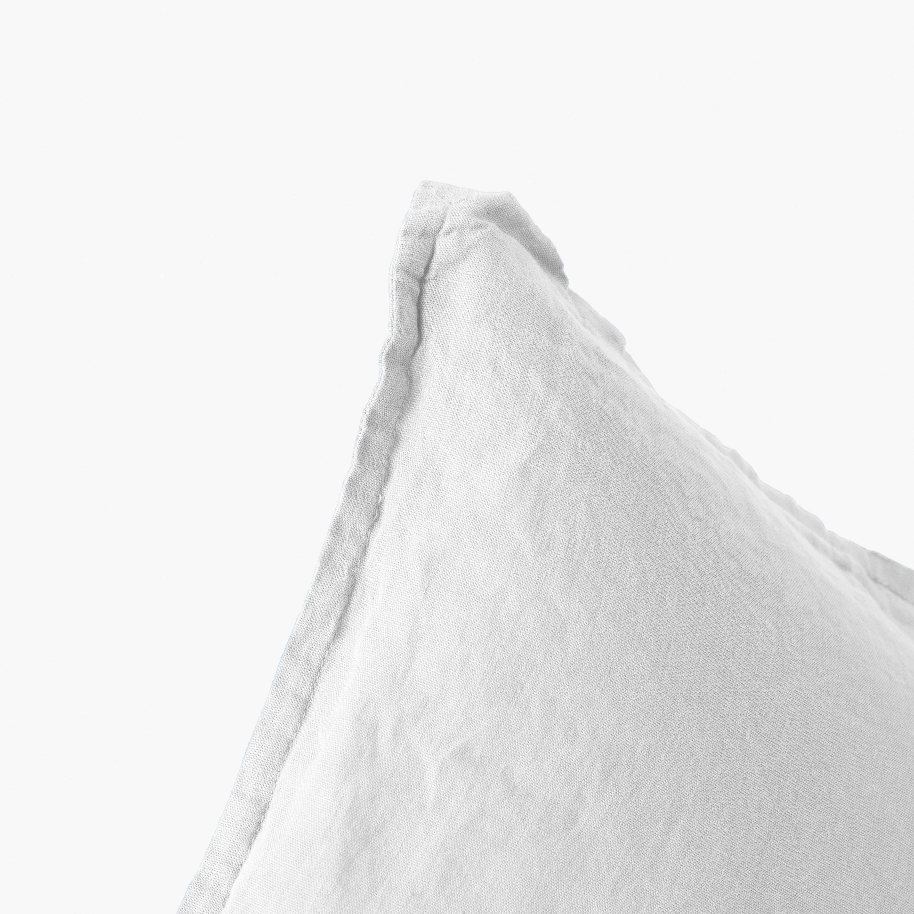 Songe White Washed Linen Cushion Cover - Image 4
