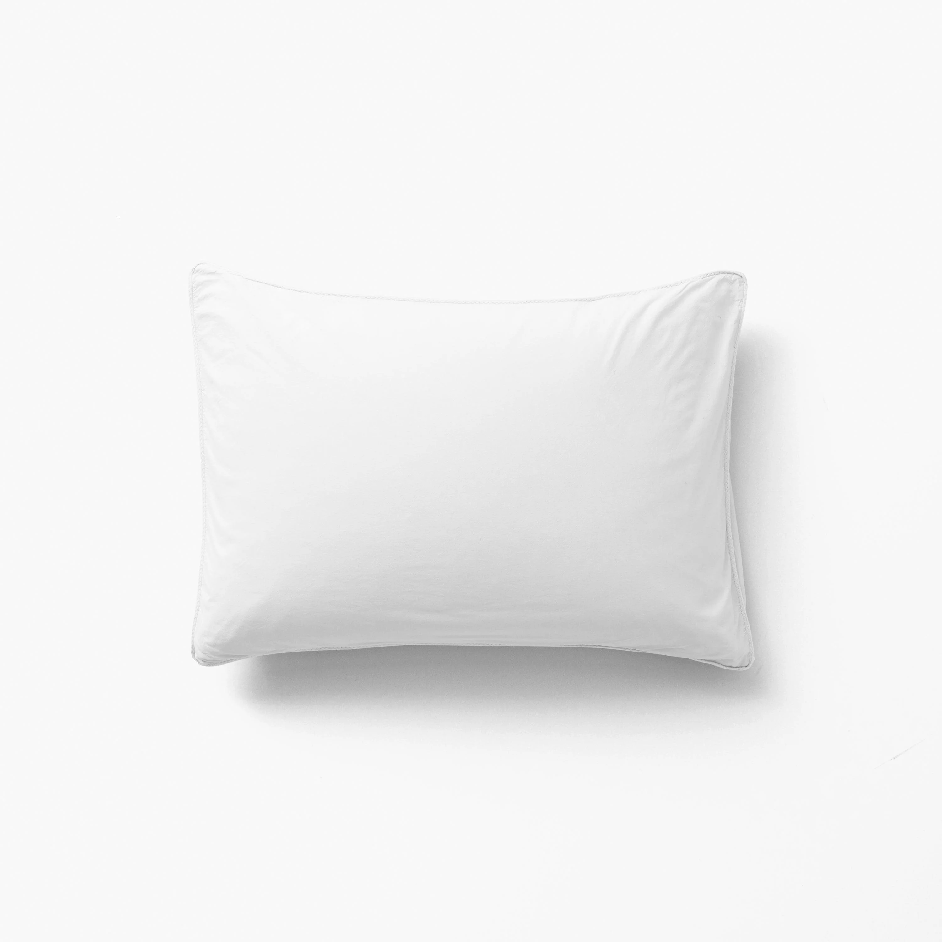 Souffle Rectangular Organic Cotton Pillowcase - White