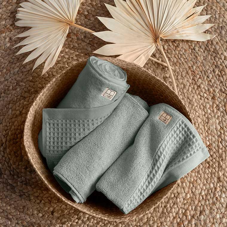 Source Organic Cotton Bath Towel - Lichen - Image 2