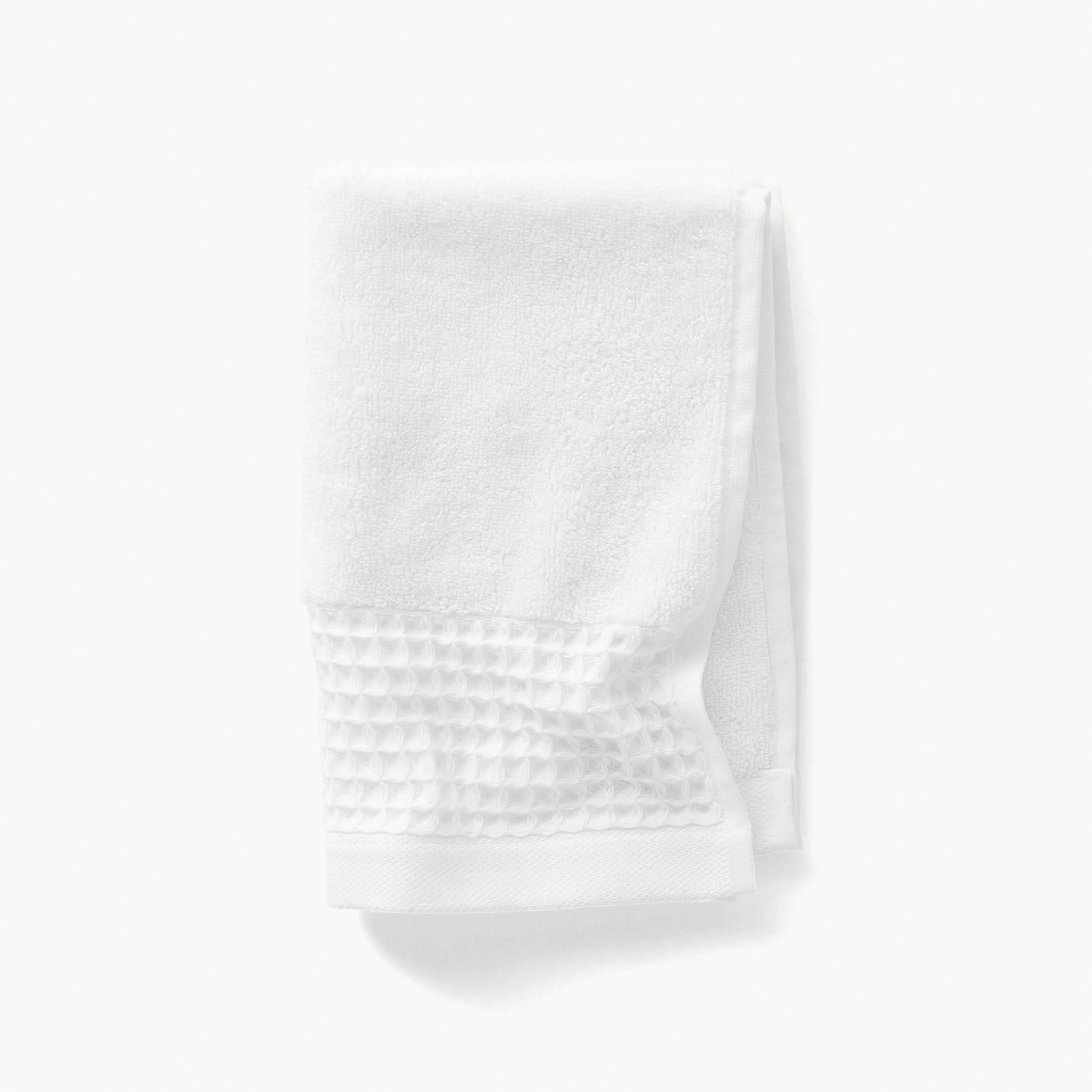 Source Organic Cotton Guest Towel - White - Image 2