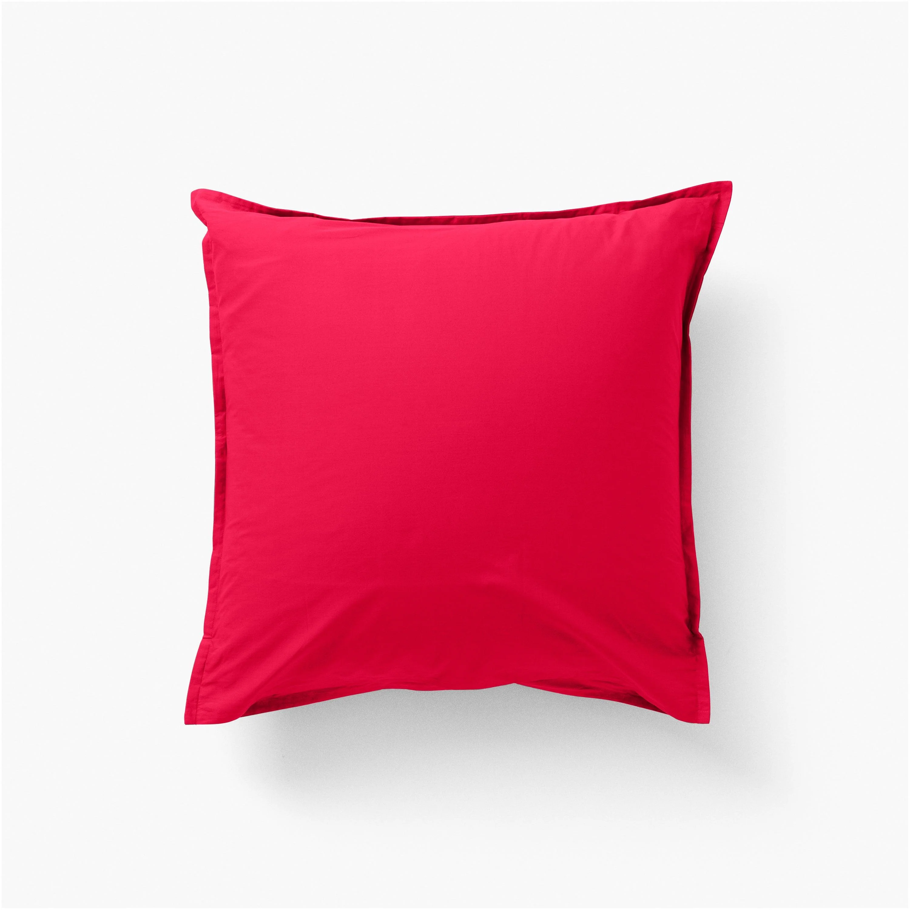 Neo Square Cotton Percale Pillowcase - Grenadine - Image 2
