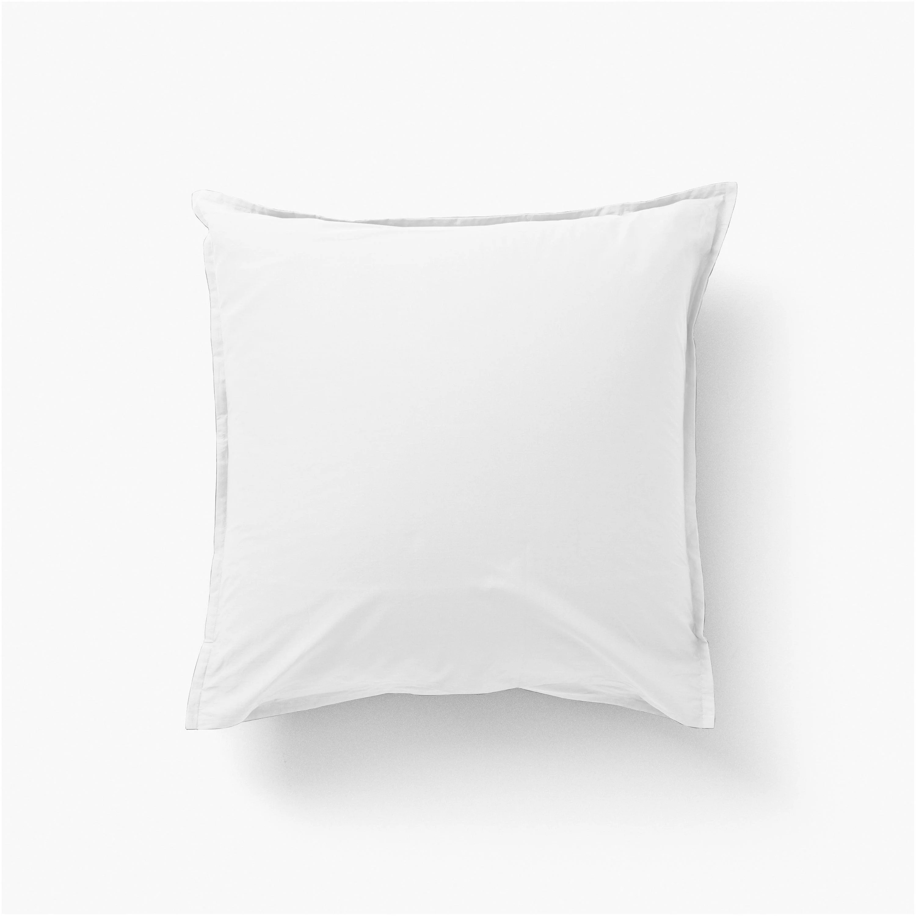 Neo Square Cotton Percale Pillowcase - White - Image 2