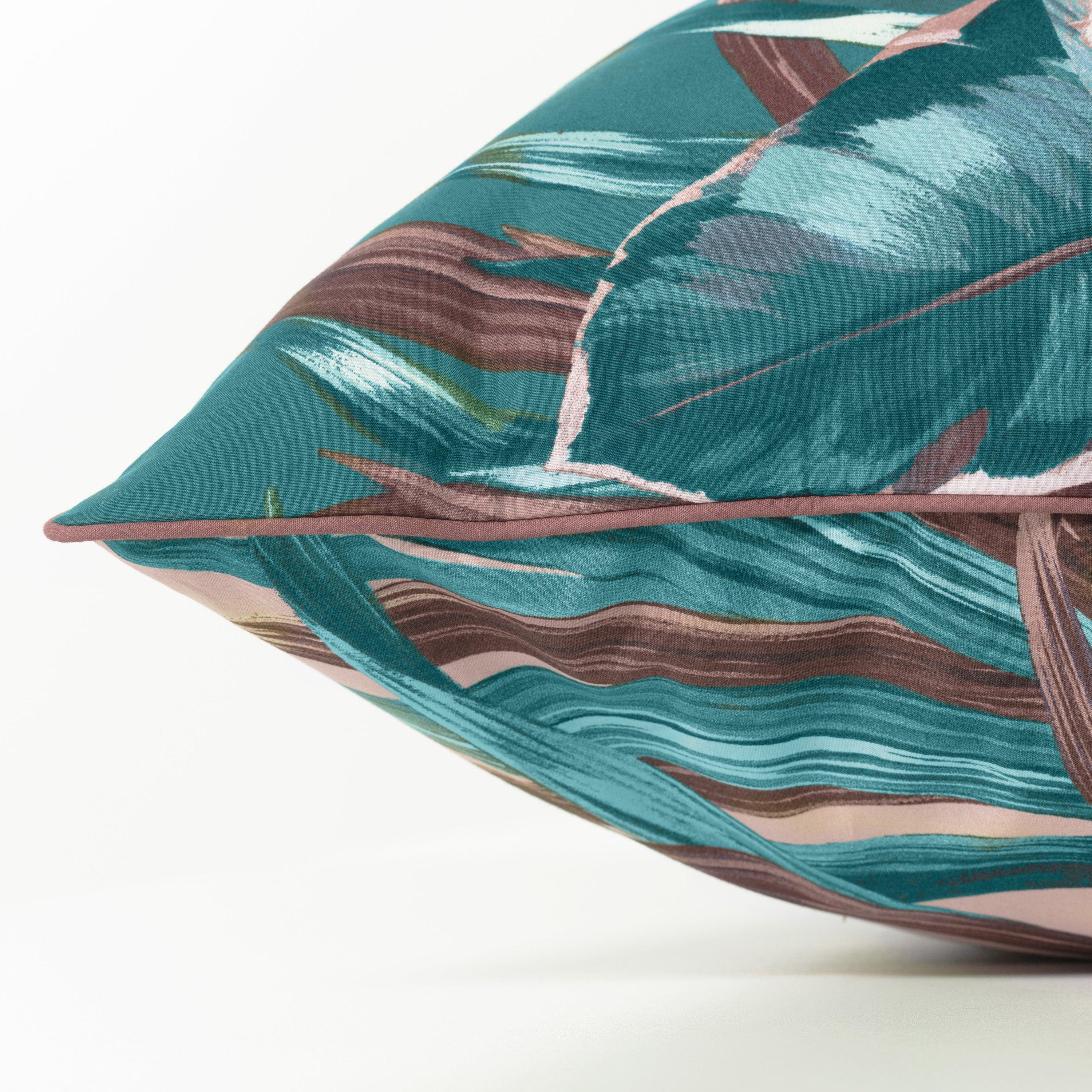 Square Pillowcase in Cotton Percale Calathéa - Image 3