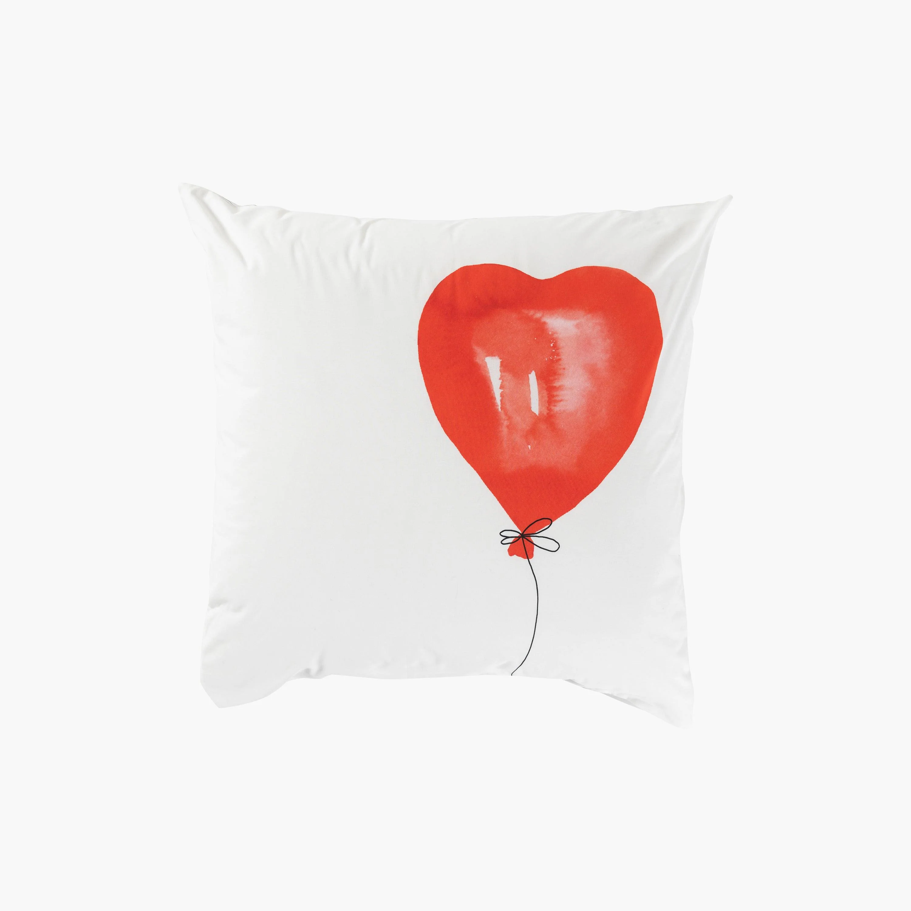 Square Pillowcase in Cotton Percale Mon Amour