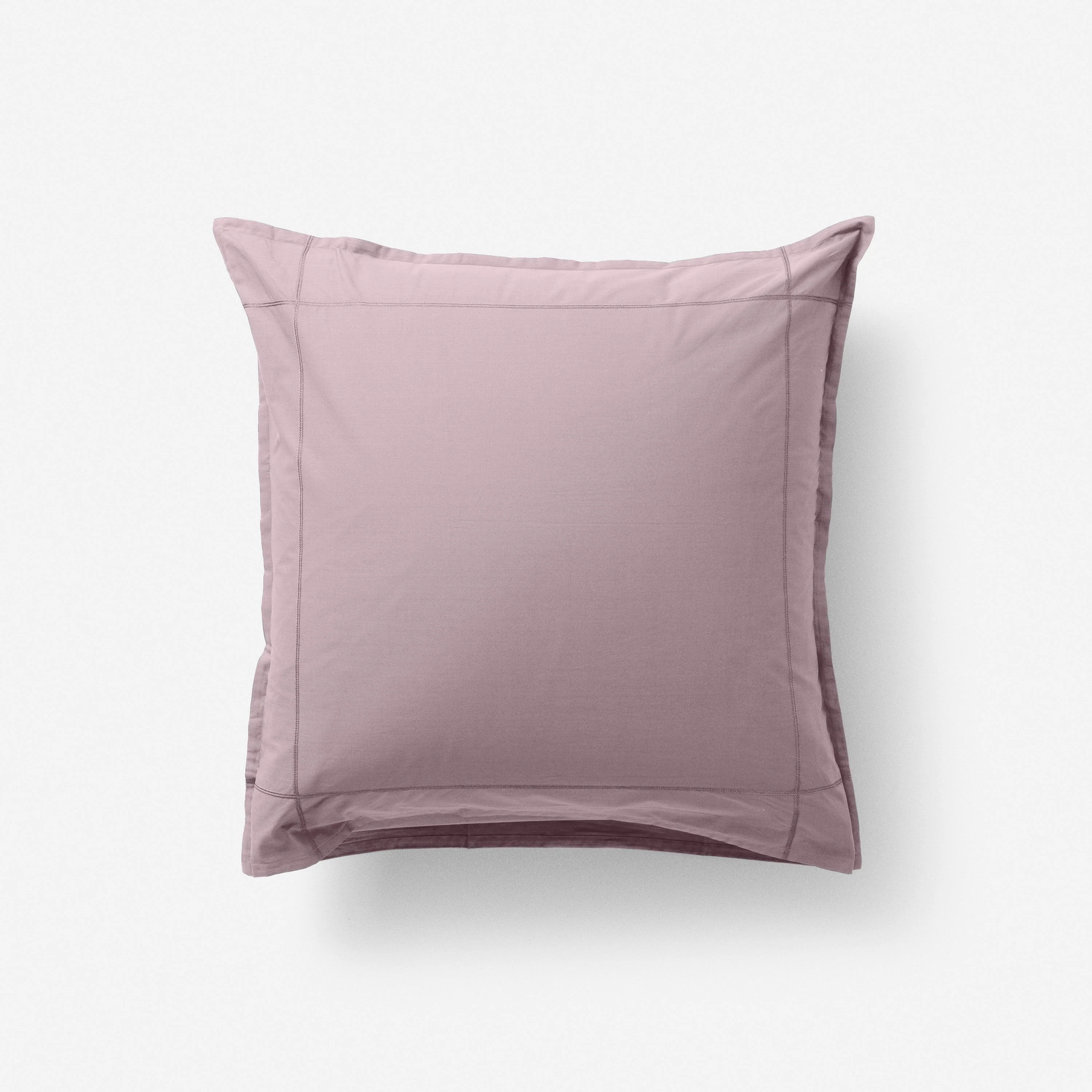 Neo Square Cotton Percale Pillowcase - Powder