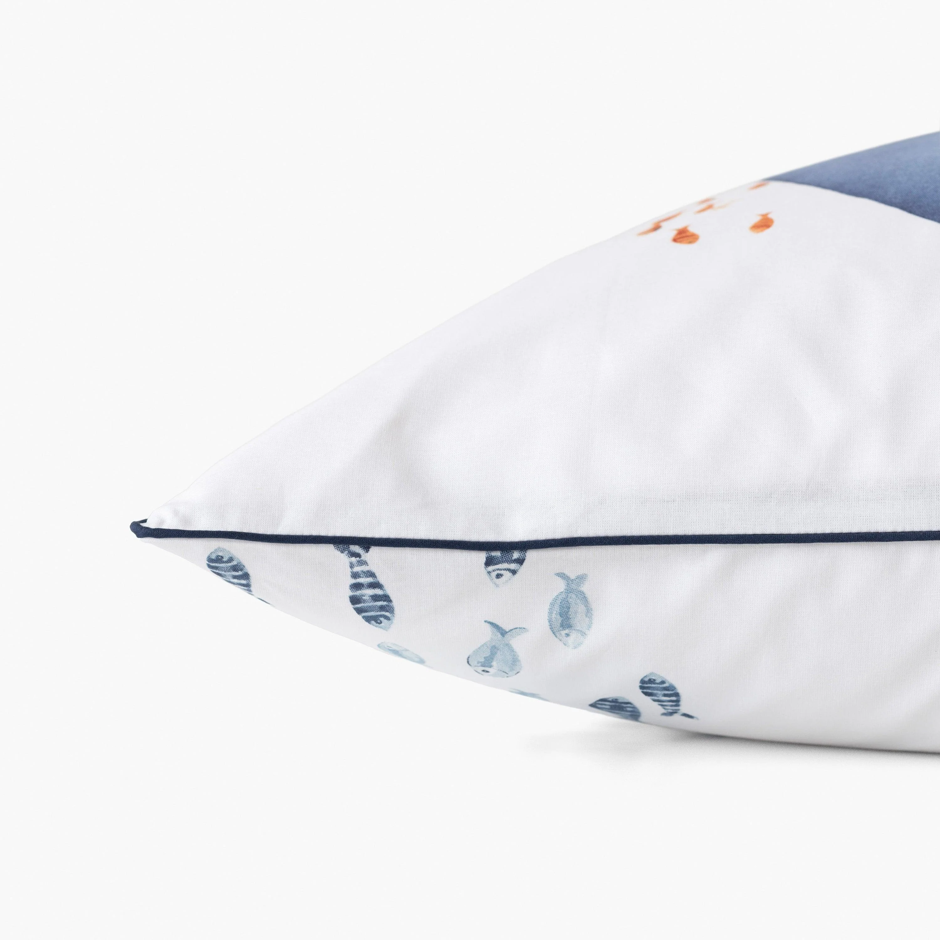 Square Pillowcase in Pure Cotton Oceanos - Image 4