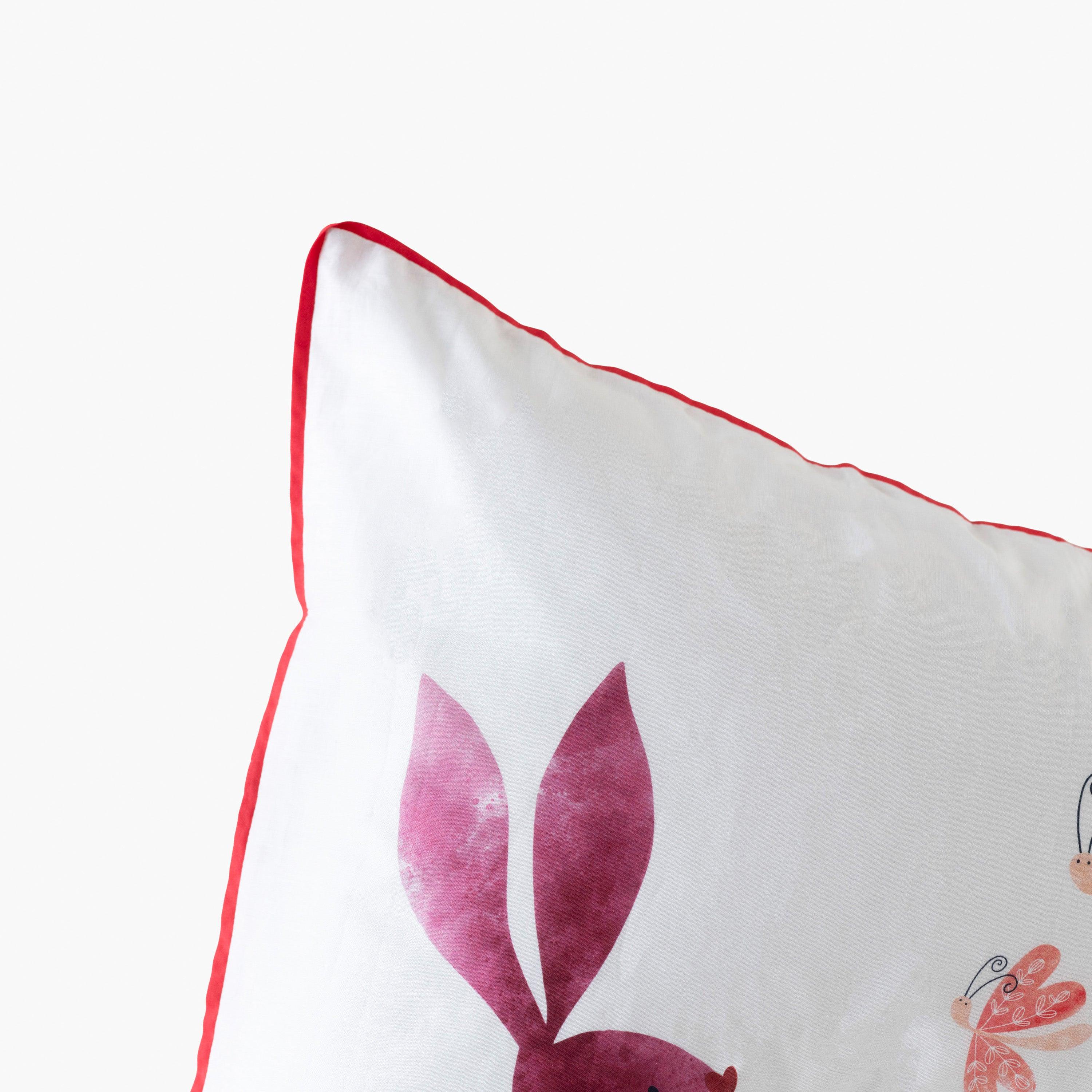 Square Pillowcase in Pure Organic Cotton Mes Rêves - Image 3