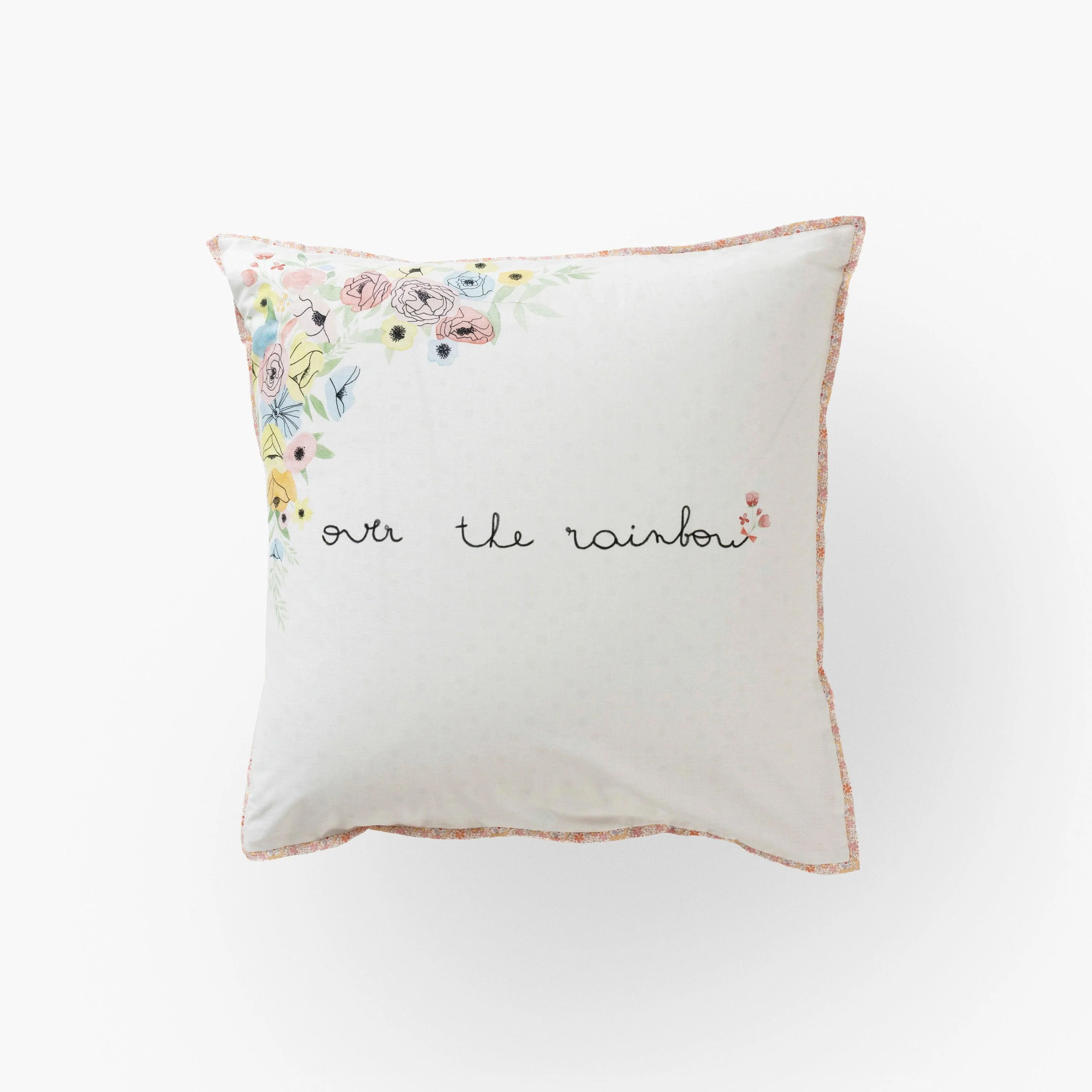 Square Pillowcase in Pure Organic Cotton Rêve D'Or