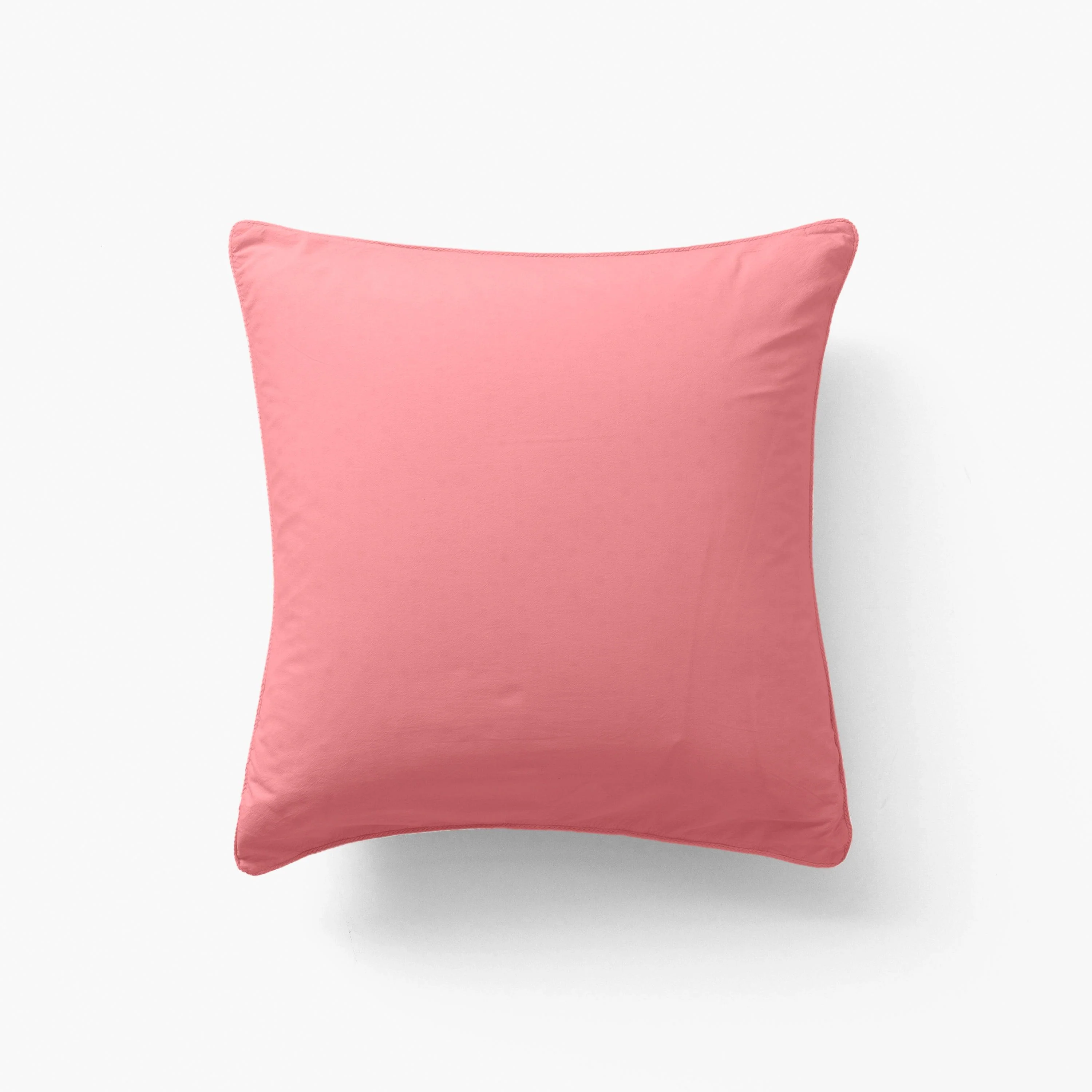 Souffle Organic Cotton Square Pillowcase Petal