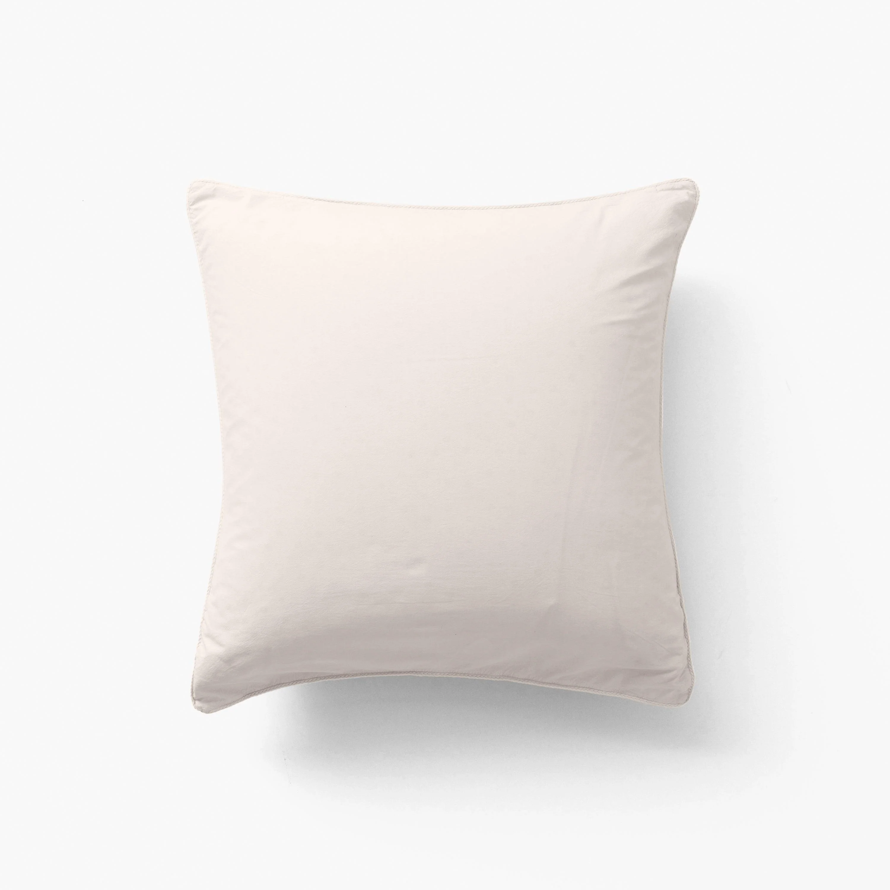 Souffle Organic Cotton Square Pillowcase Vanilla