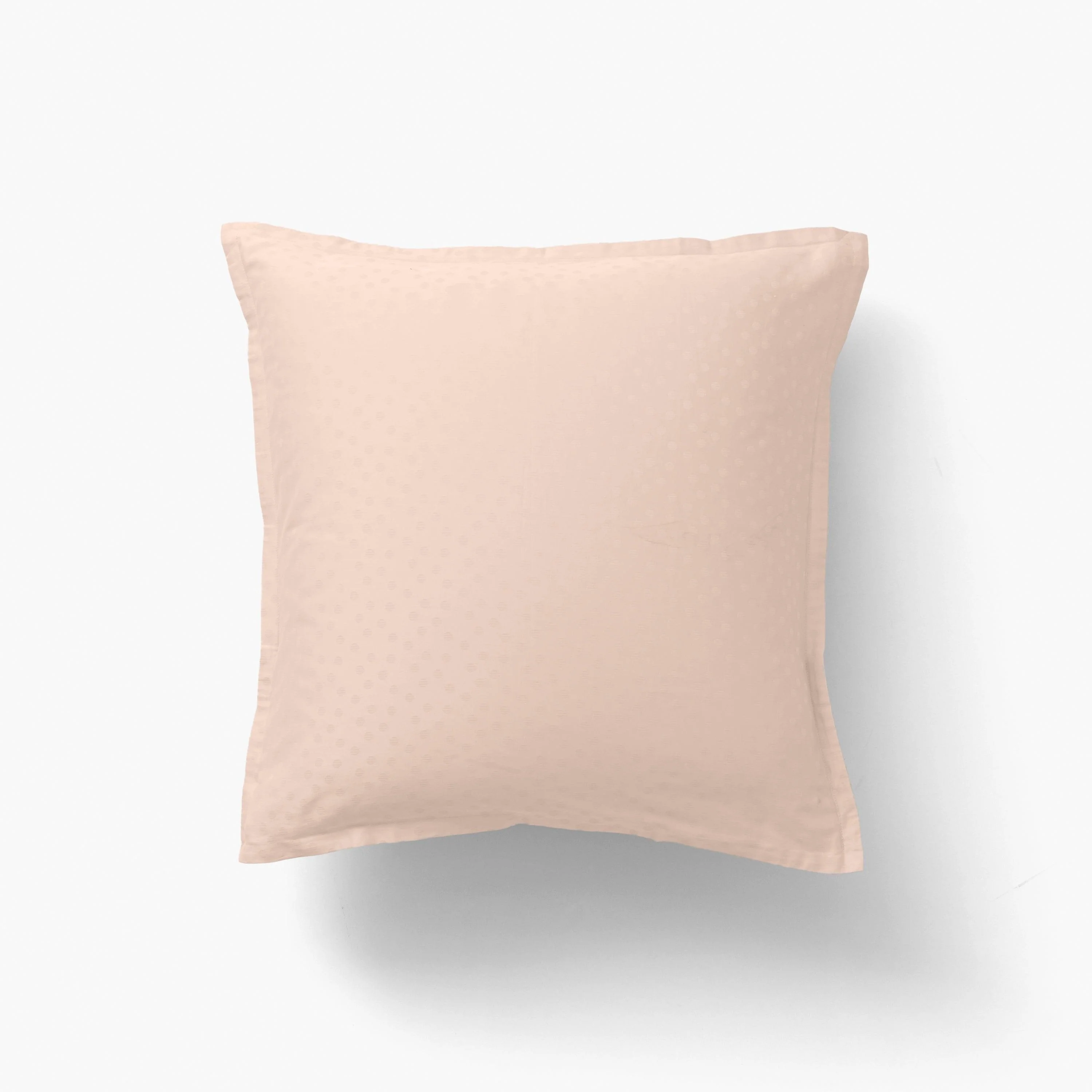 Square Pillowcase in Cotton Sateen Jacquard Prestige Mother-of-Pearl