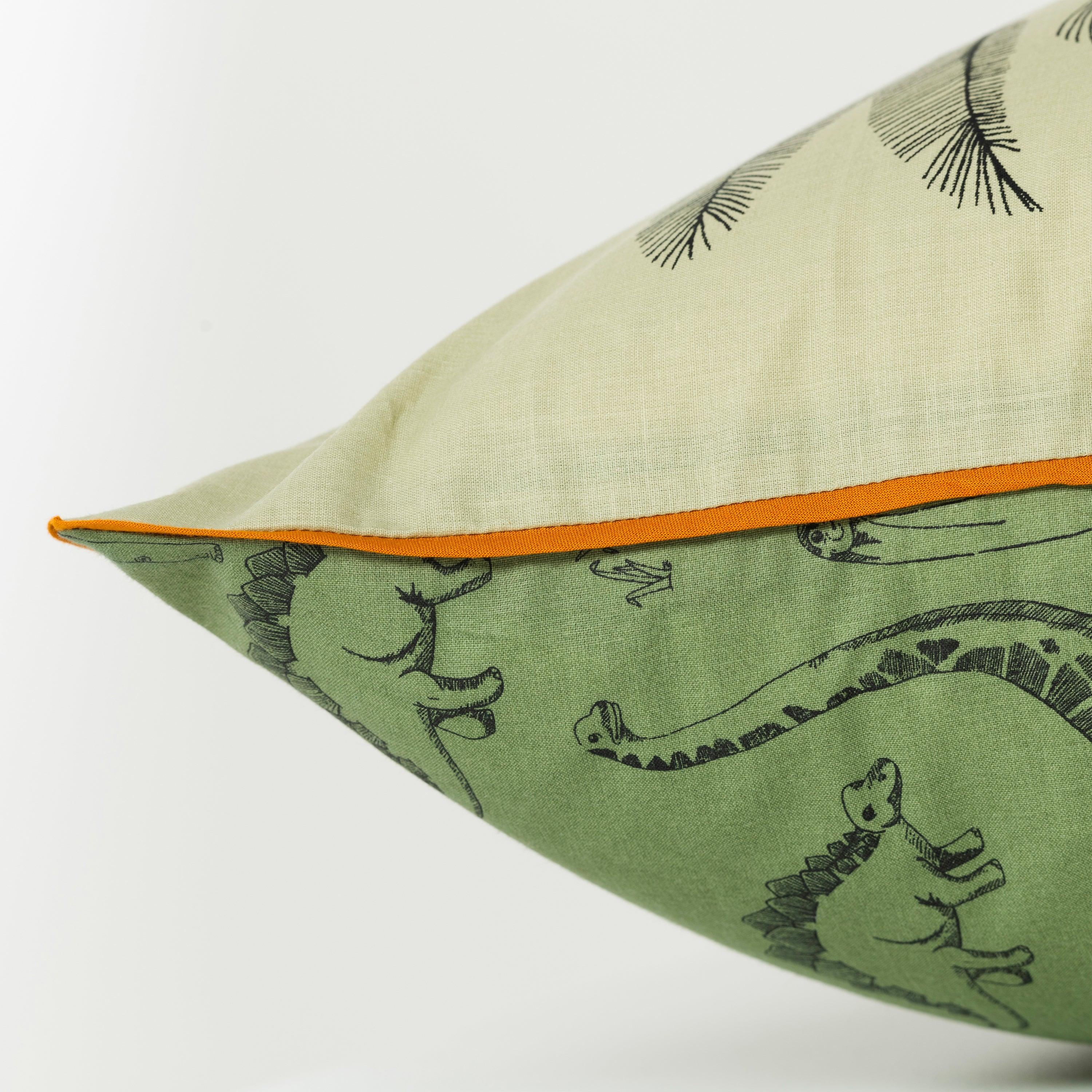 Square Pillowcase Pure Organic Cotton Dinotopi - Image 3