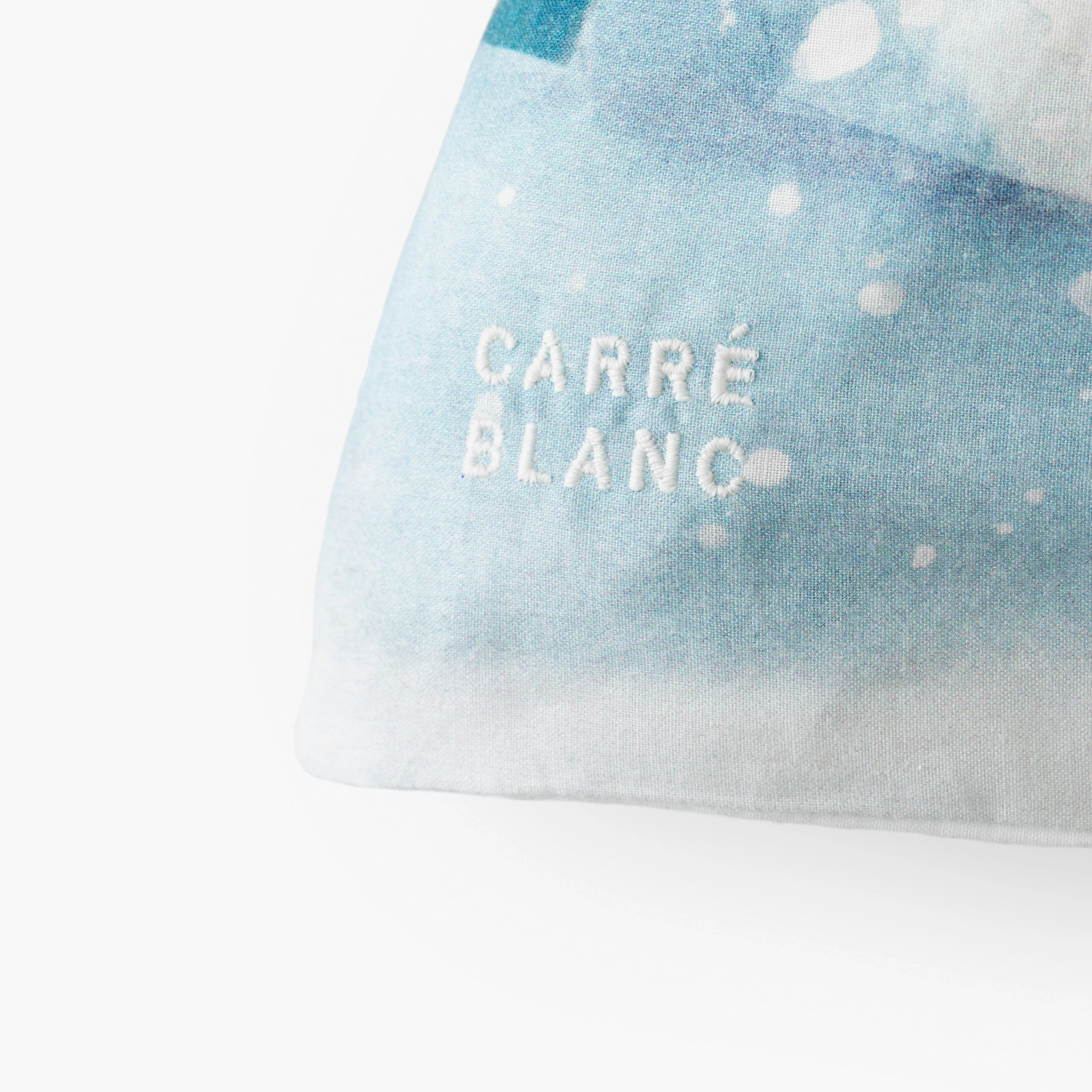 Stellaire Cotton Rectangular Pillowcase - Blue - Image 4