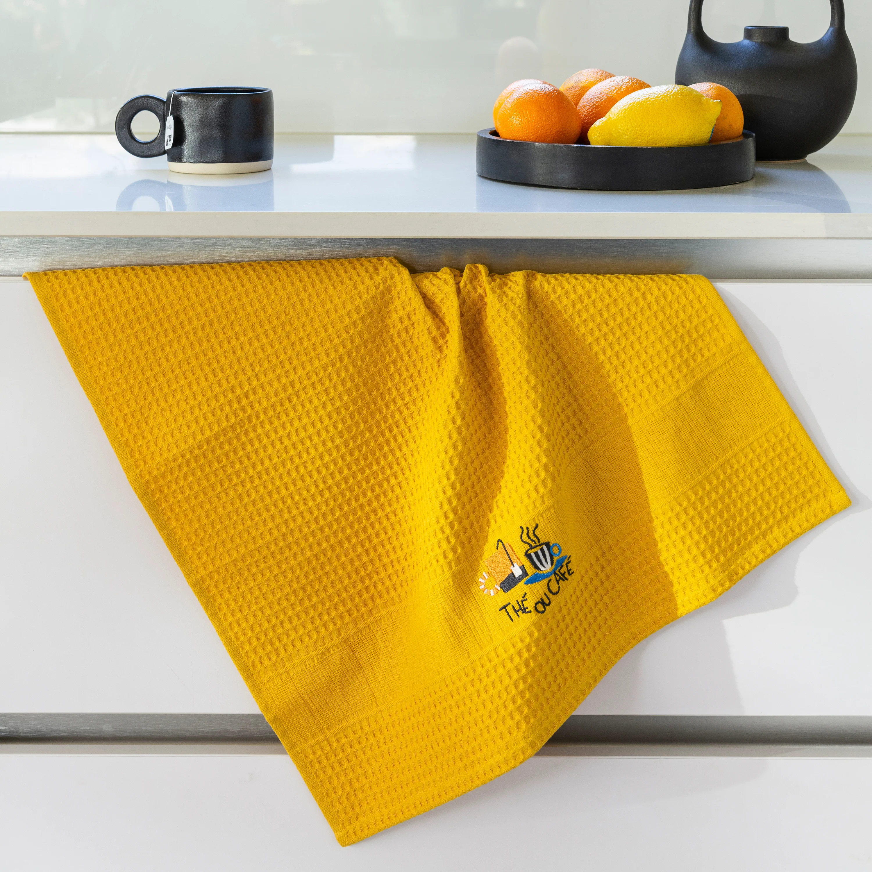 Tcafe Cotton Kitchen Towel - Turmeric - Image 2