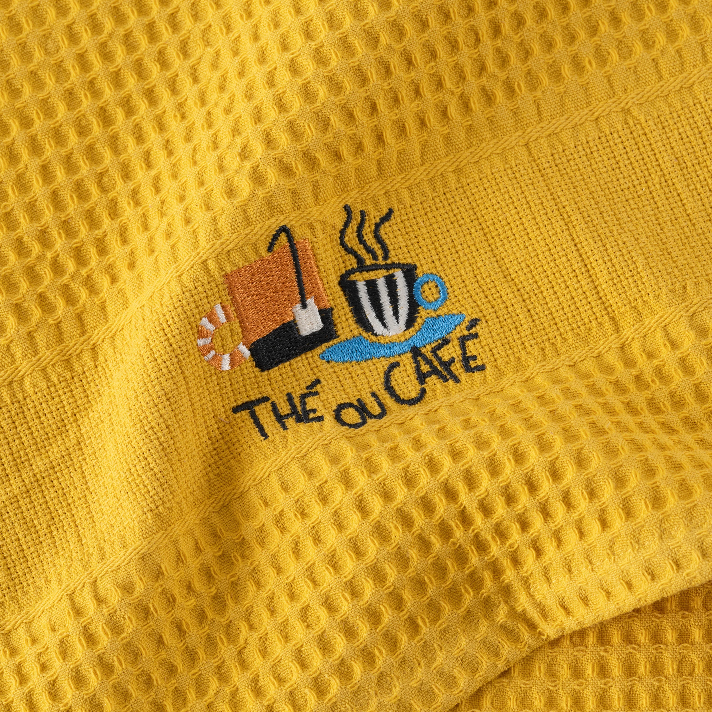 Tcafe Cotton Kitchen Towel - Turmeric - Image 4