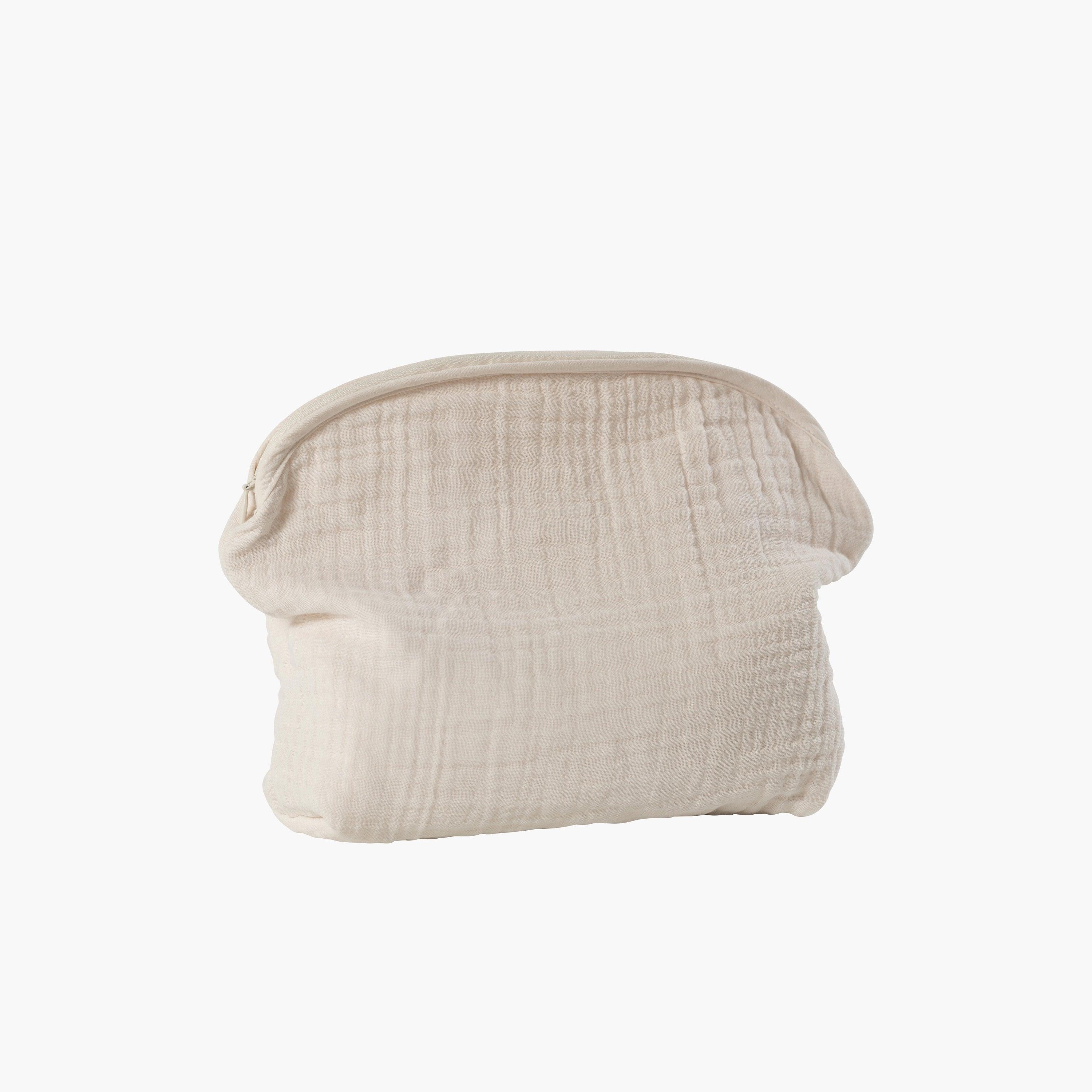 Naturelle Organic Cotton Toiletry Bag - Natural