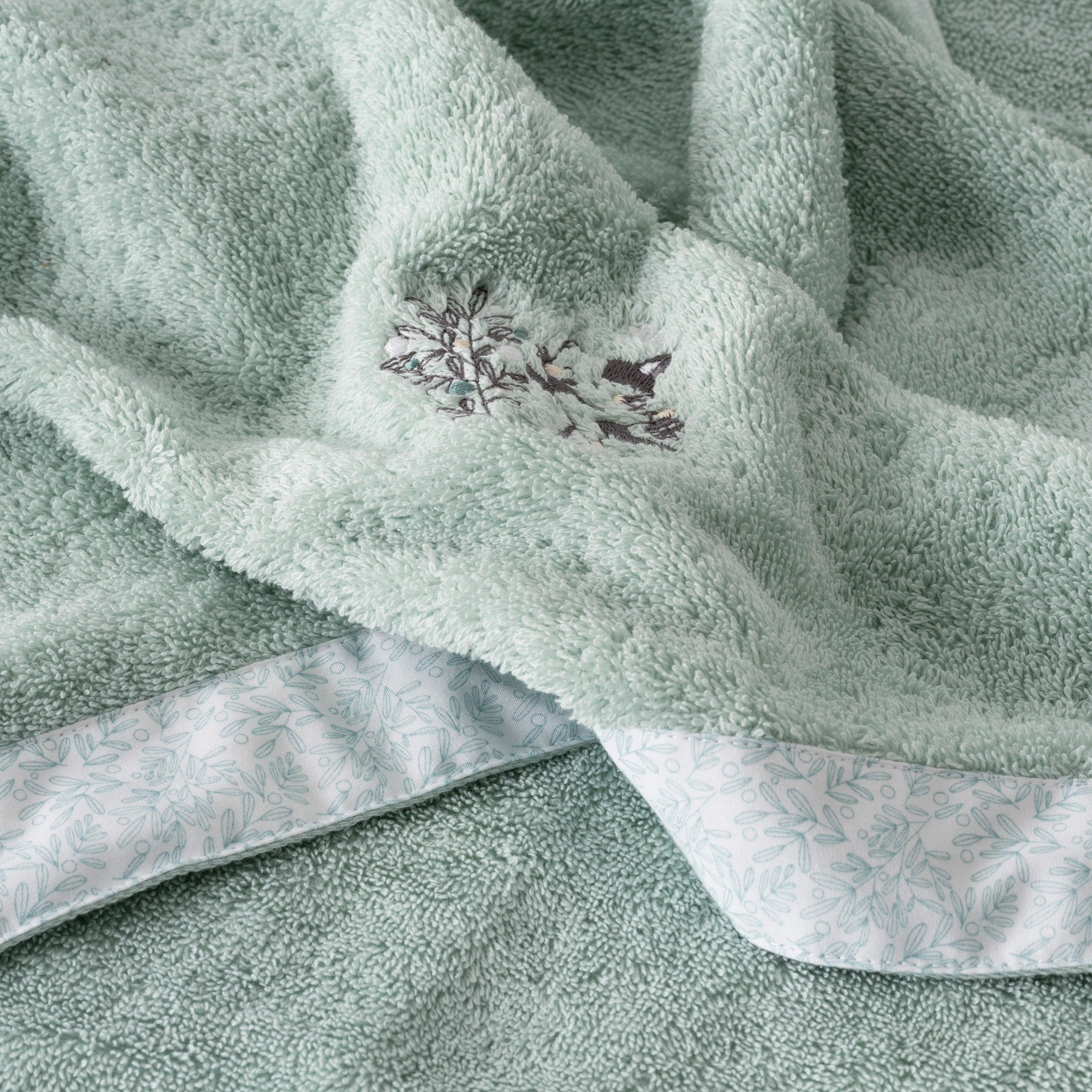 Jardine Organic Cotton Bath Towel  - Almond Green - Image 3