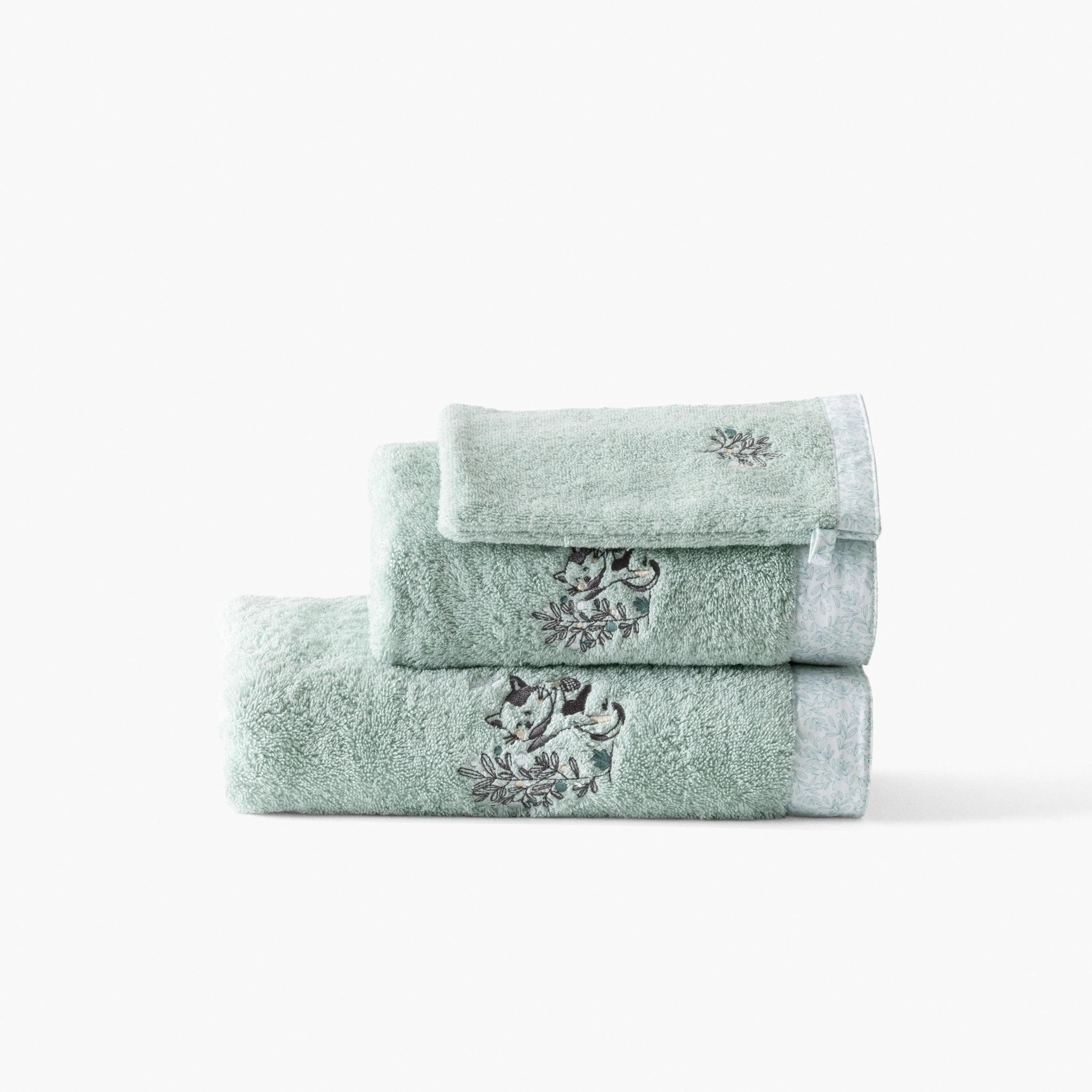 Jardine Organic Cotton Bath Towel  - Almond Green - Image 5