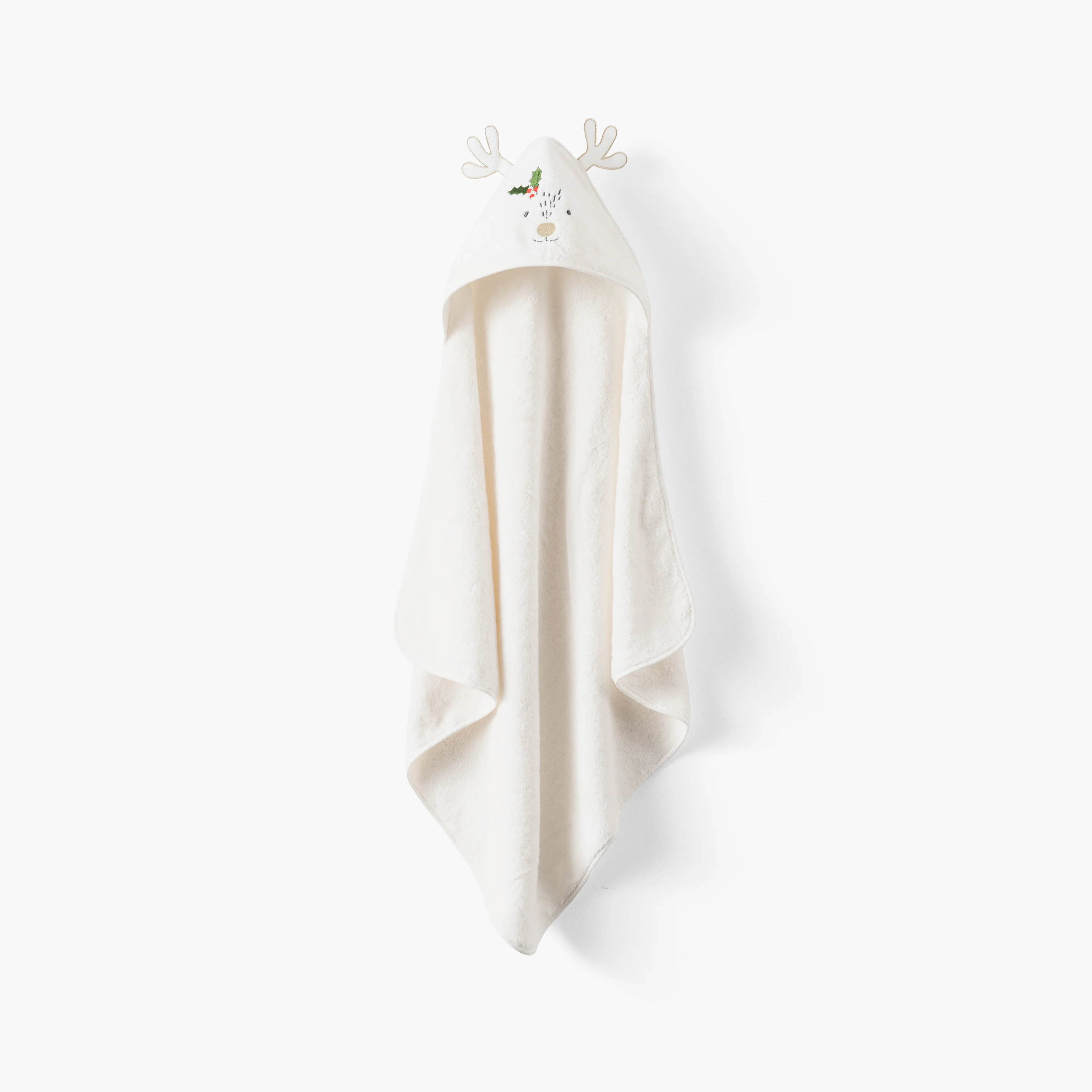 Xmasful Children's Cotton Bath Cape - Ivory