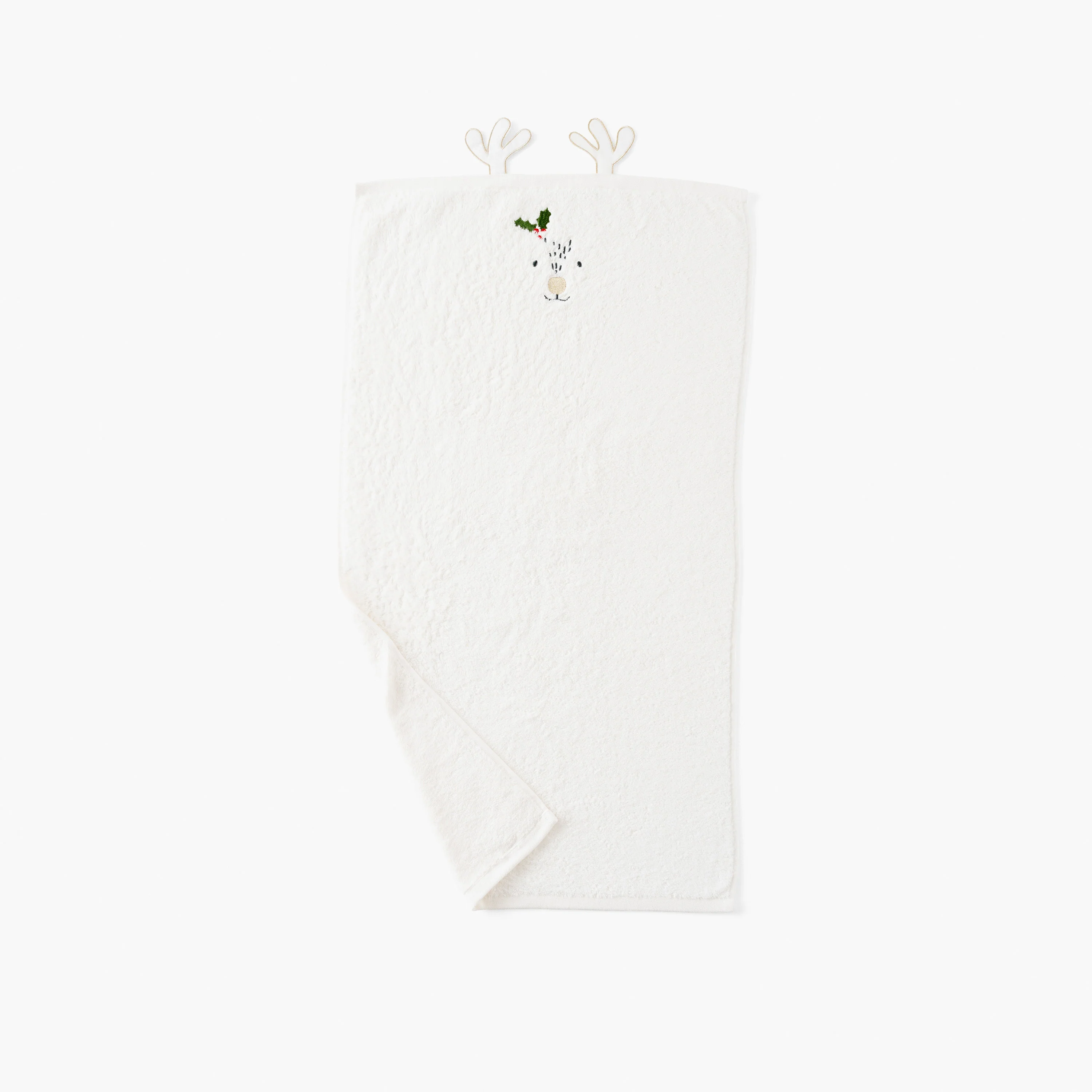 Xmasful Children's Cotton Towel - Ivory